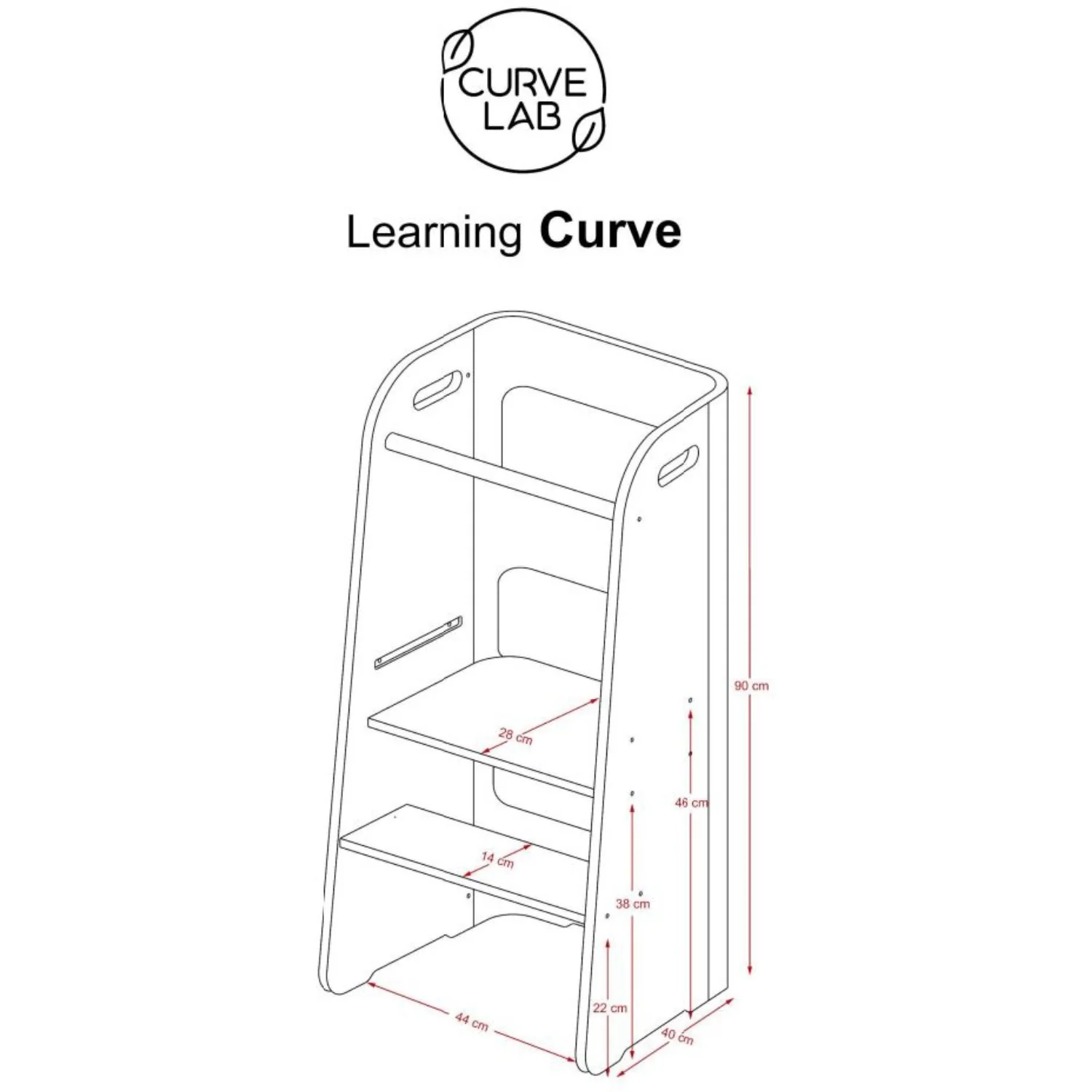 Curve Lab Oak Learning Tower Curve - Image 12