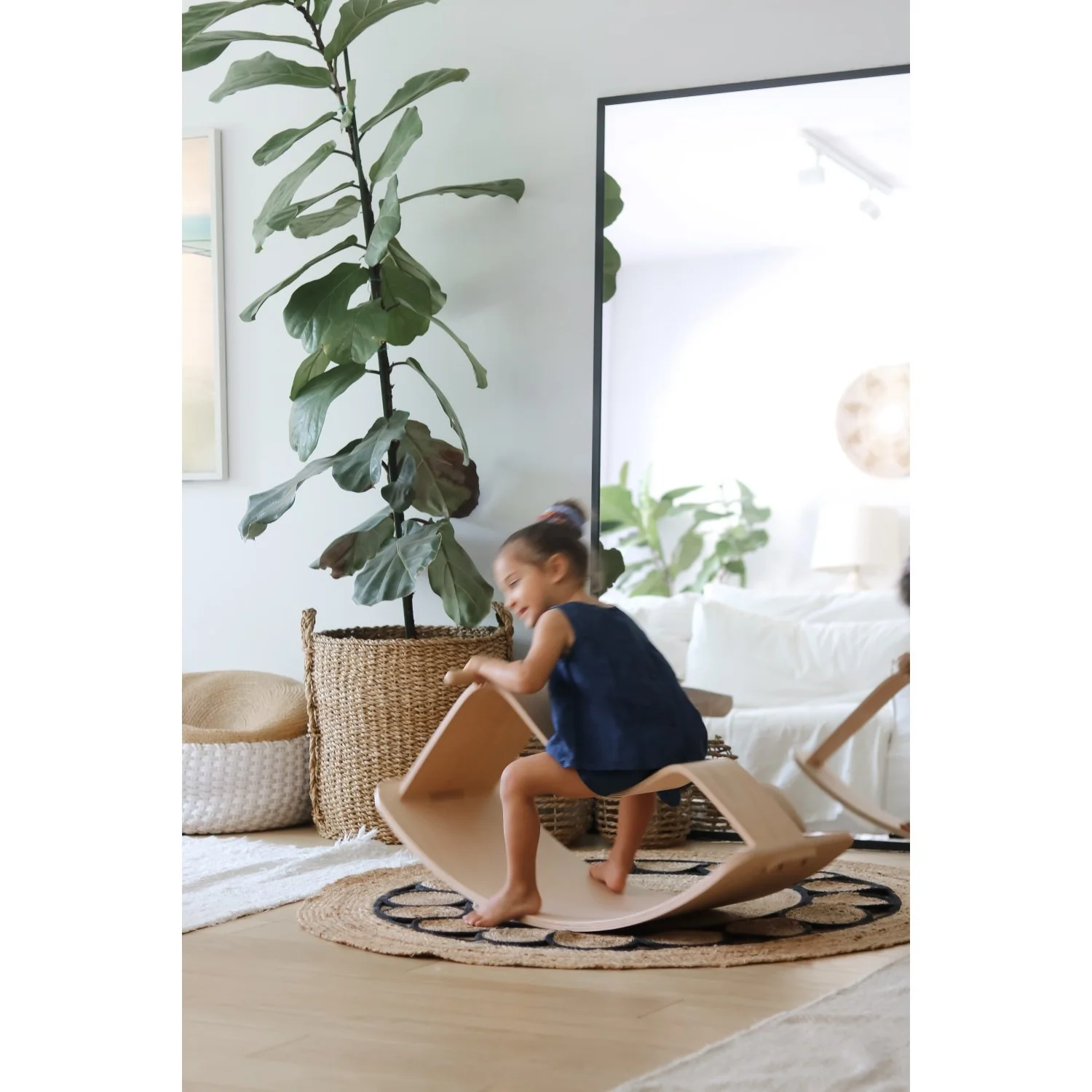 Curve Lab Natural Rocking Horse - Image 2