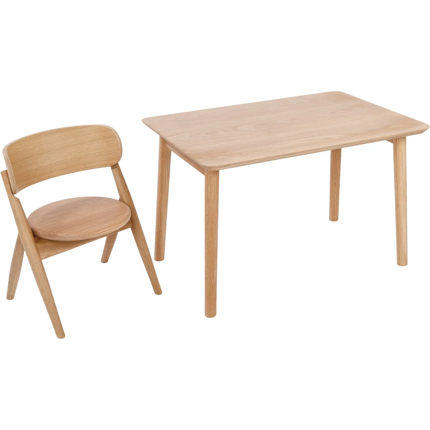 Curve Lab Oak Desk - Image 6