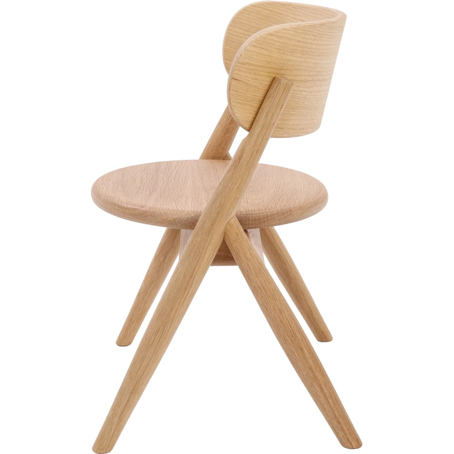Curve Lab Oak / Eg Small Chair - Image 5