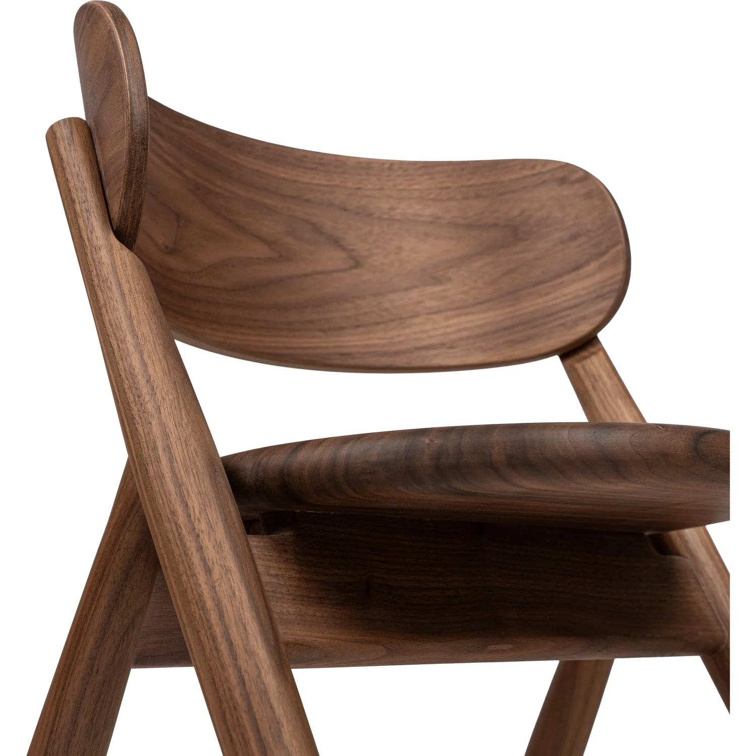 Curve Lab Walnut/Valnød Small Chair - Image 3