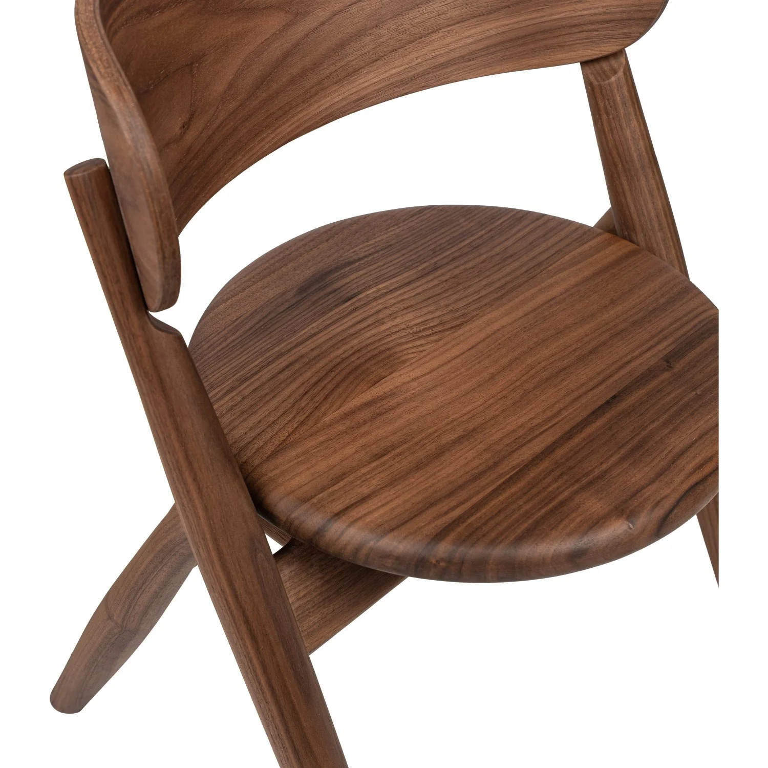 Curve Lab Walnut/Valnød Small Chair - Image 4
