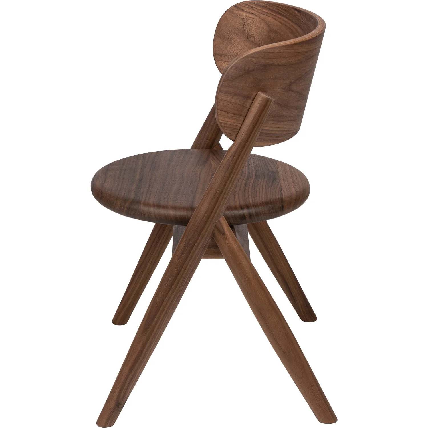 Curve Lab Walnut/Valnød Small Chair - Image 5