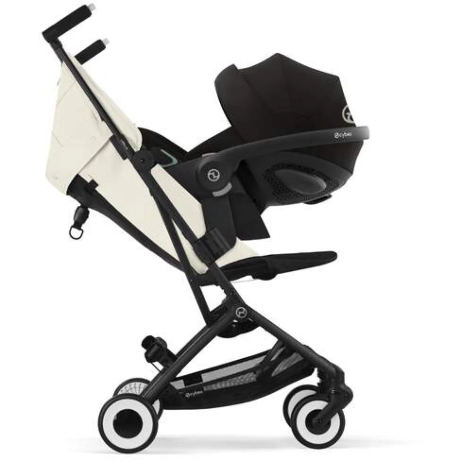 Cybex Canvas White Libelle Blk - Image 5