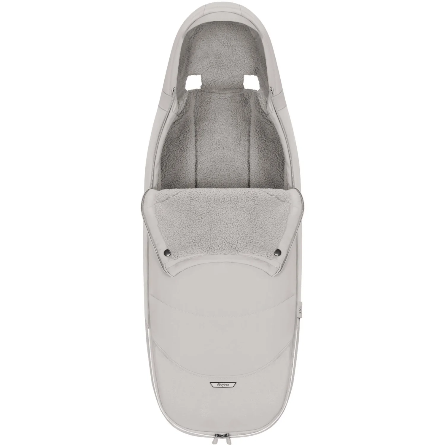 Cybex City Grey/Light Grey Platinum Footmuff - Image 2