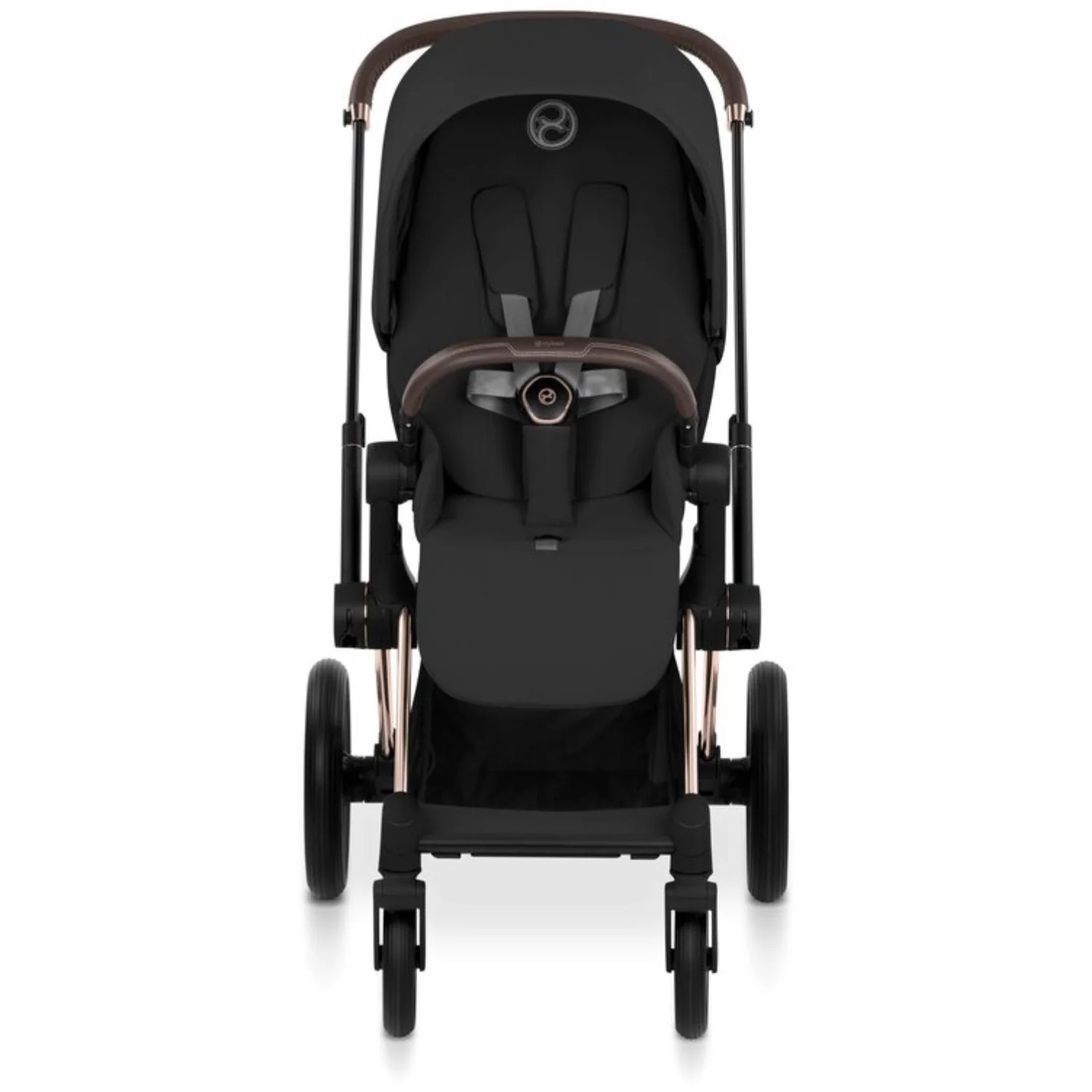 Cybex Sepia Black/Black Priam Comfort Rosegold Including Foldable Cot - Image 3