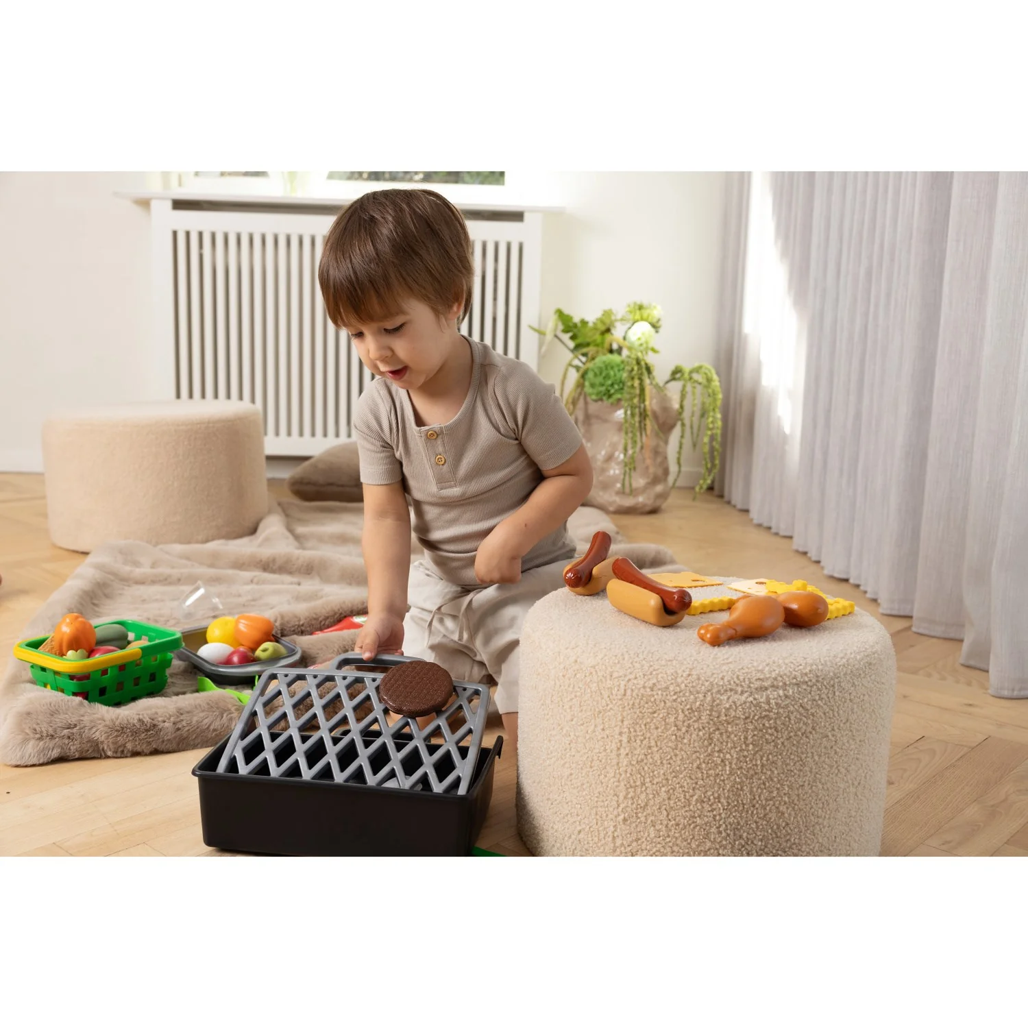 Dantoy Mixed Colours Classic Playfood-Sæt, 83 Dele - Image 4