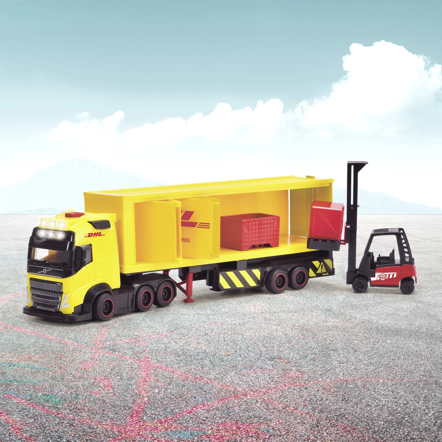 Dickie Toys DHL Truck - Image 8