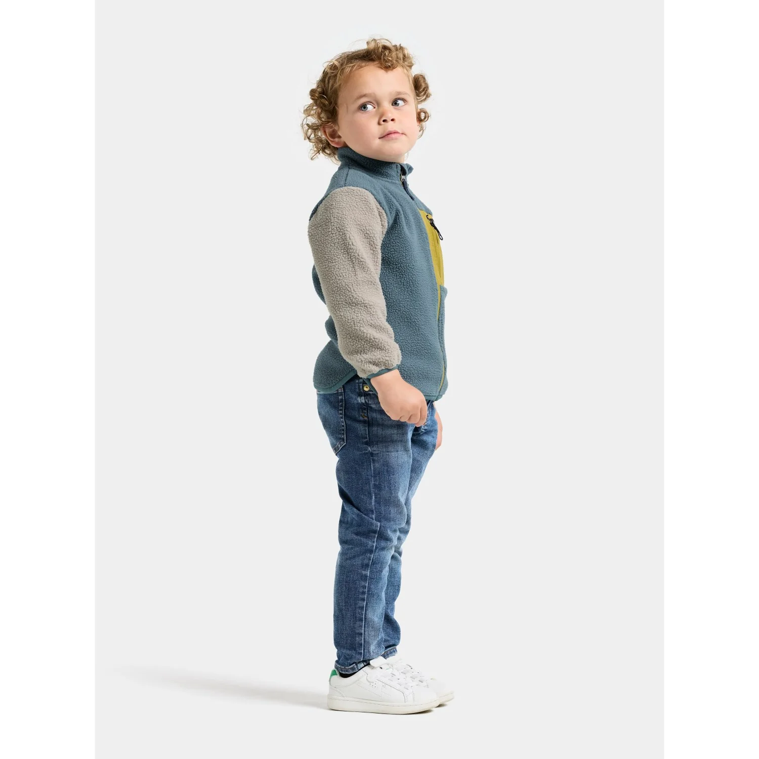 Didriksons Factory Blue Anten Kids Fullzip - Image 5