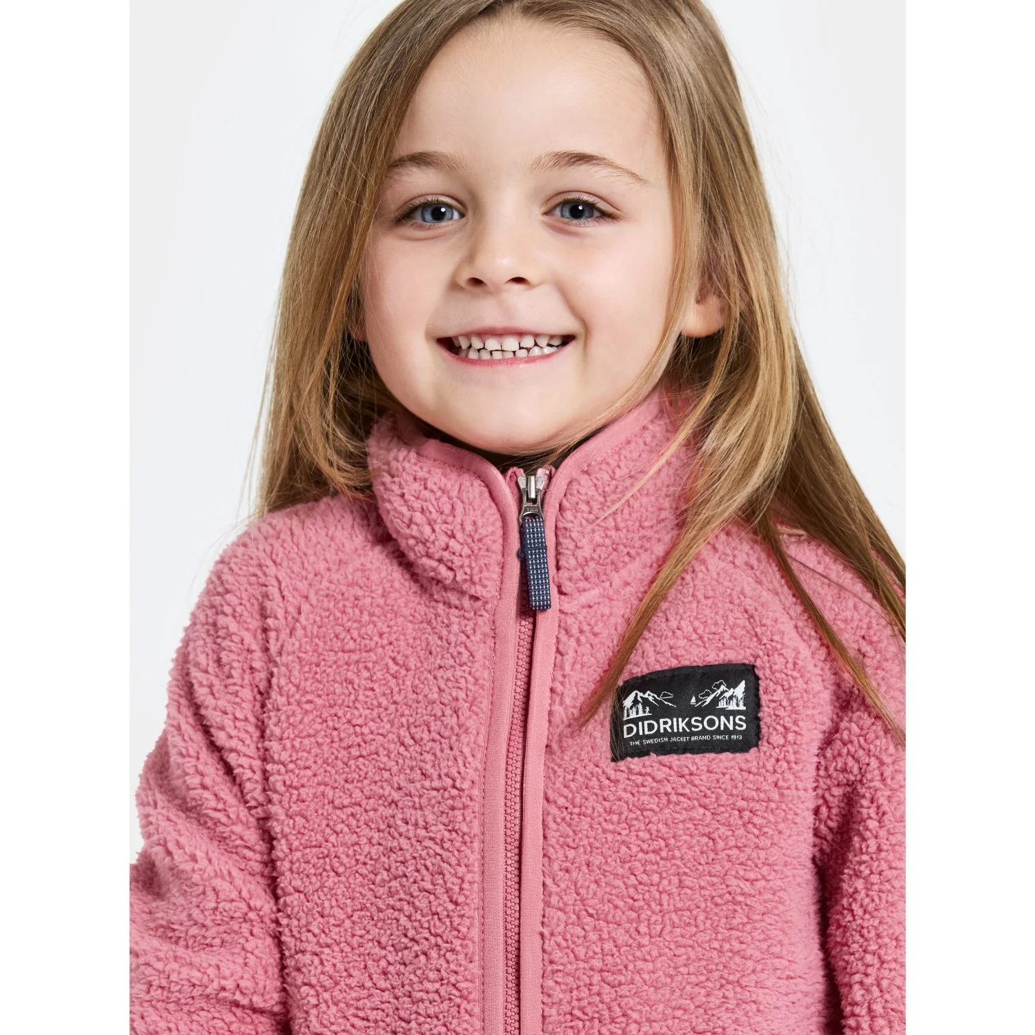 Didriksons Heather Pink Gibbs Kids Fullzip 2 - Image 4