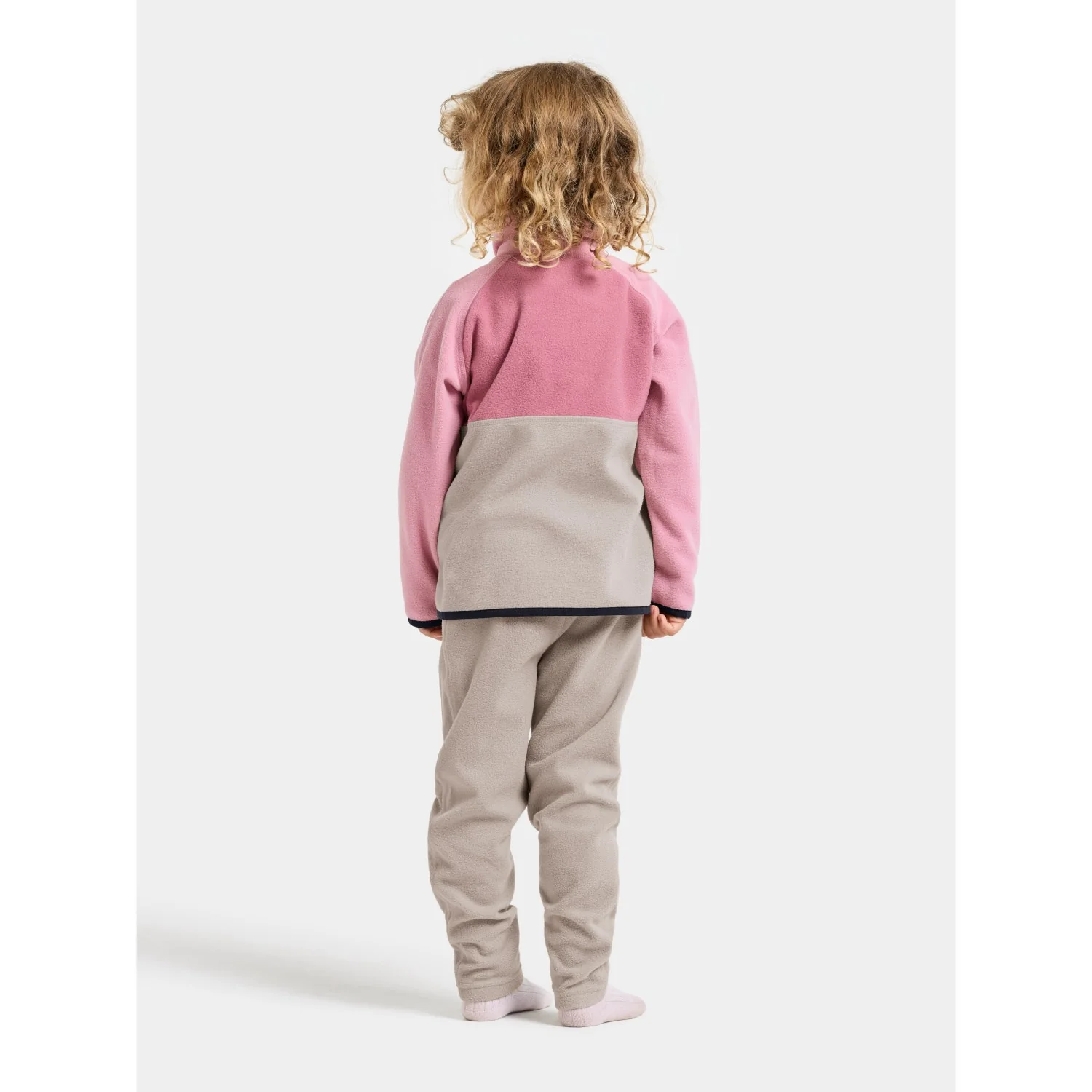 Didriksons Heather Pink Monte Kids Half Bu 5 - Image 8