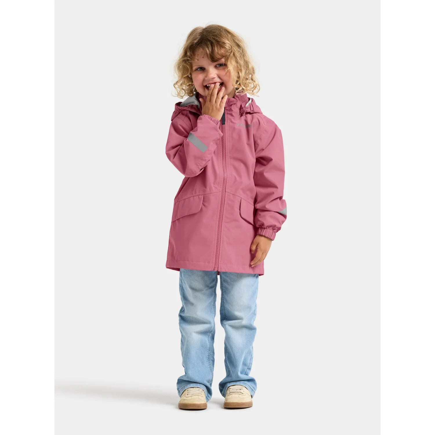 Didriksons Heather Pink Norma Kids Jkt 3 - Image 2