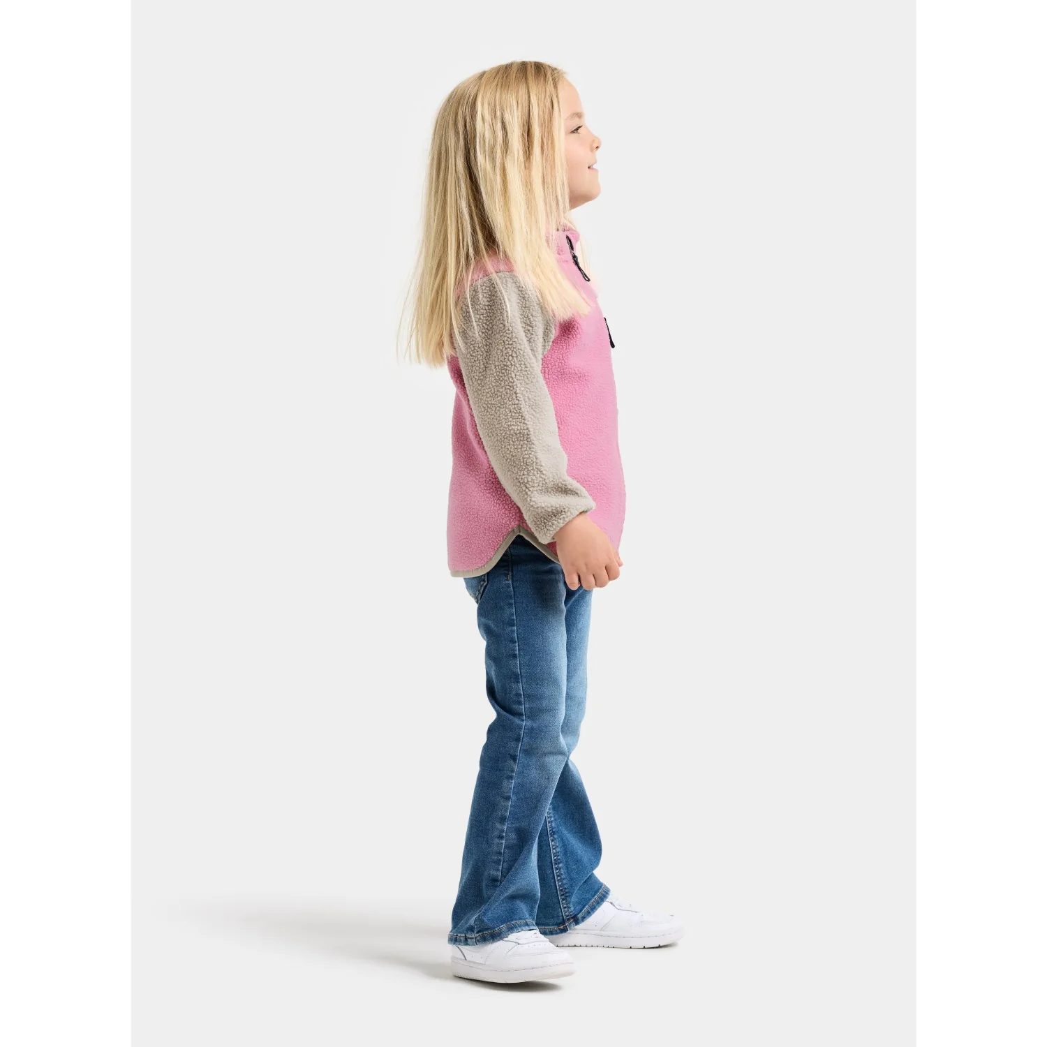 Didriksons Light Heather Pi Anten Kids Fullzip - Image 6