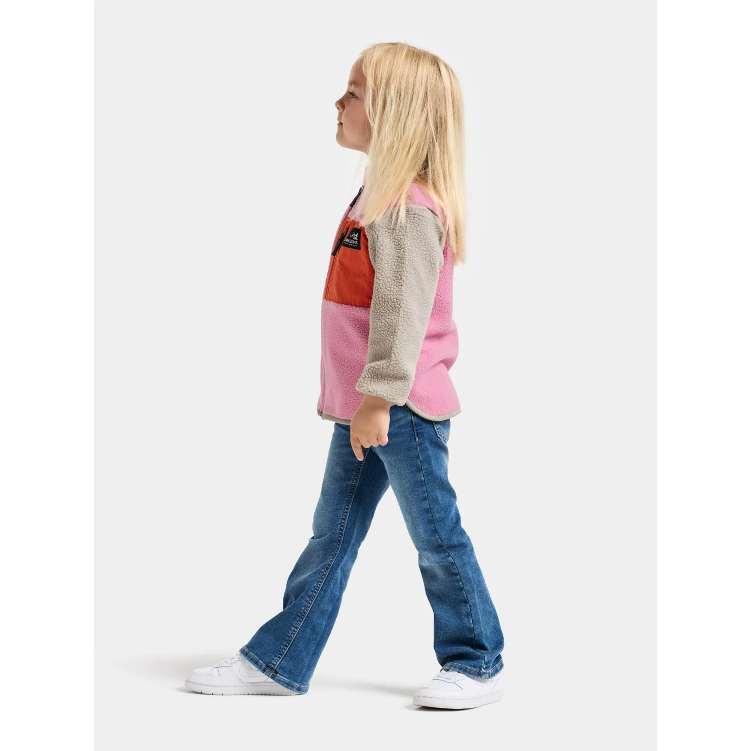 Didriksons Light Heather Pi Anten Kids Fullzip - Image 7