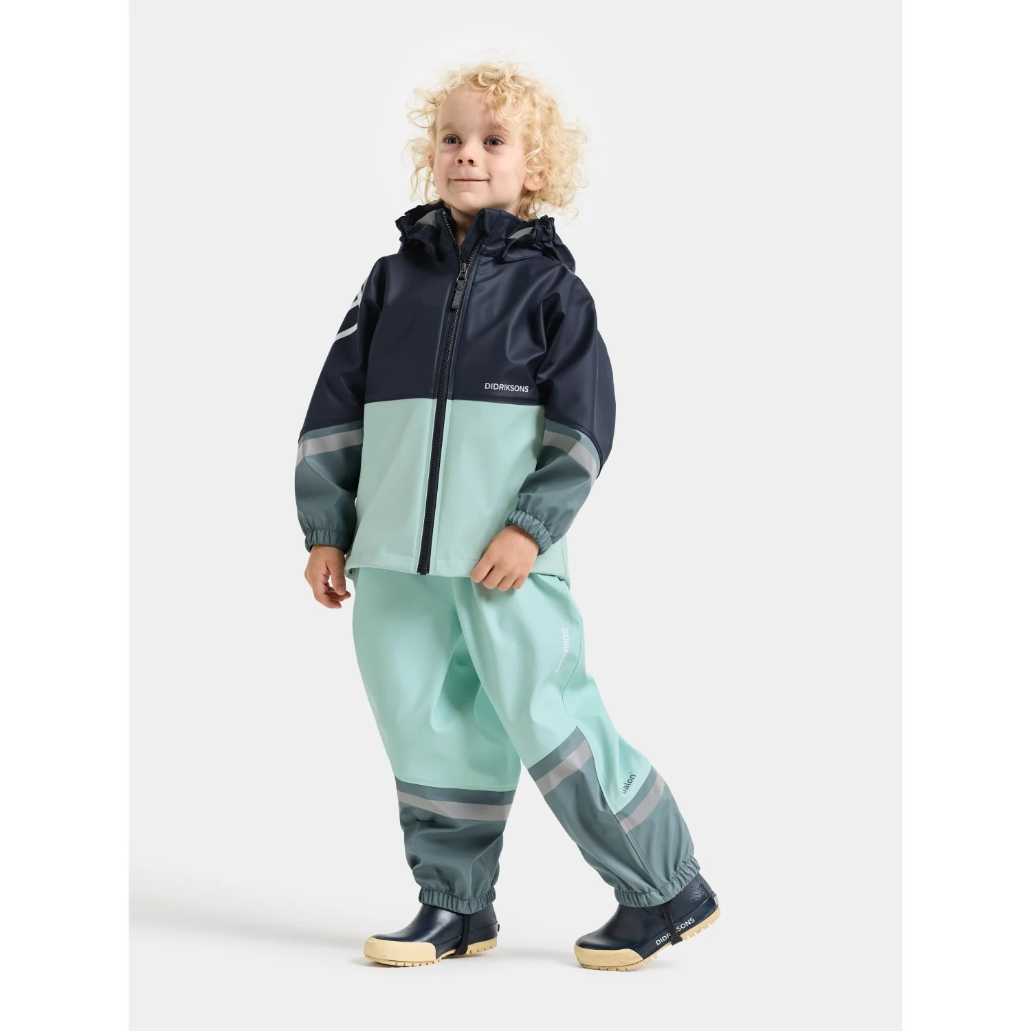 Didriksons Ocean Mint Waterman Kids Set 12 - Image 2