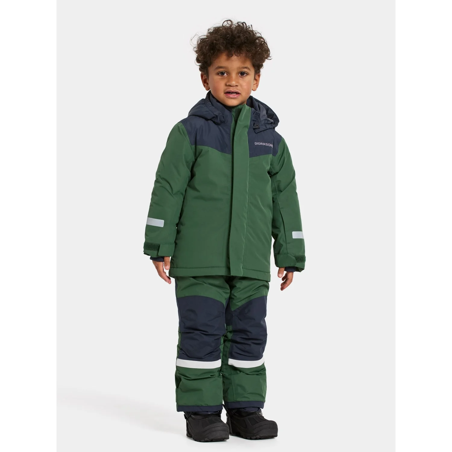 Didriksons Pine Green Skare Kids Set - Image 2
