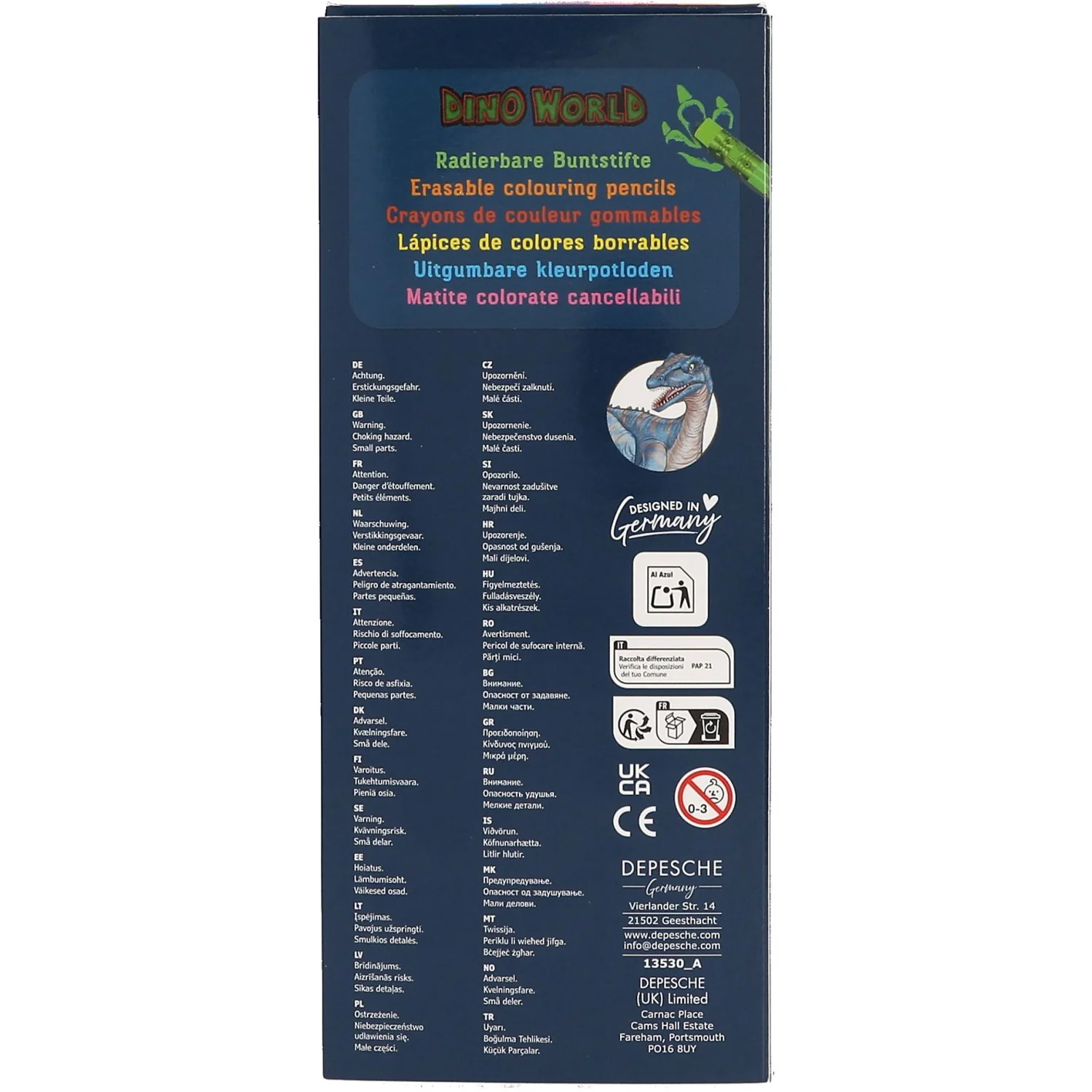 Dino World Erasable Colouring Pencils - Image 4