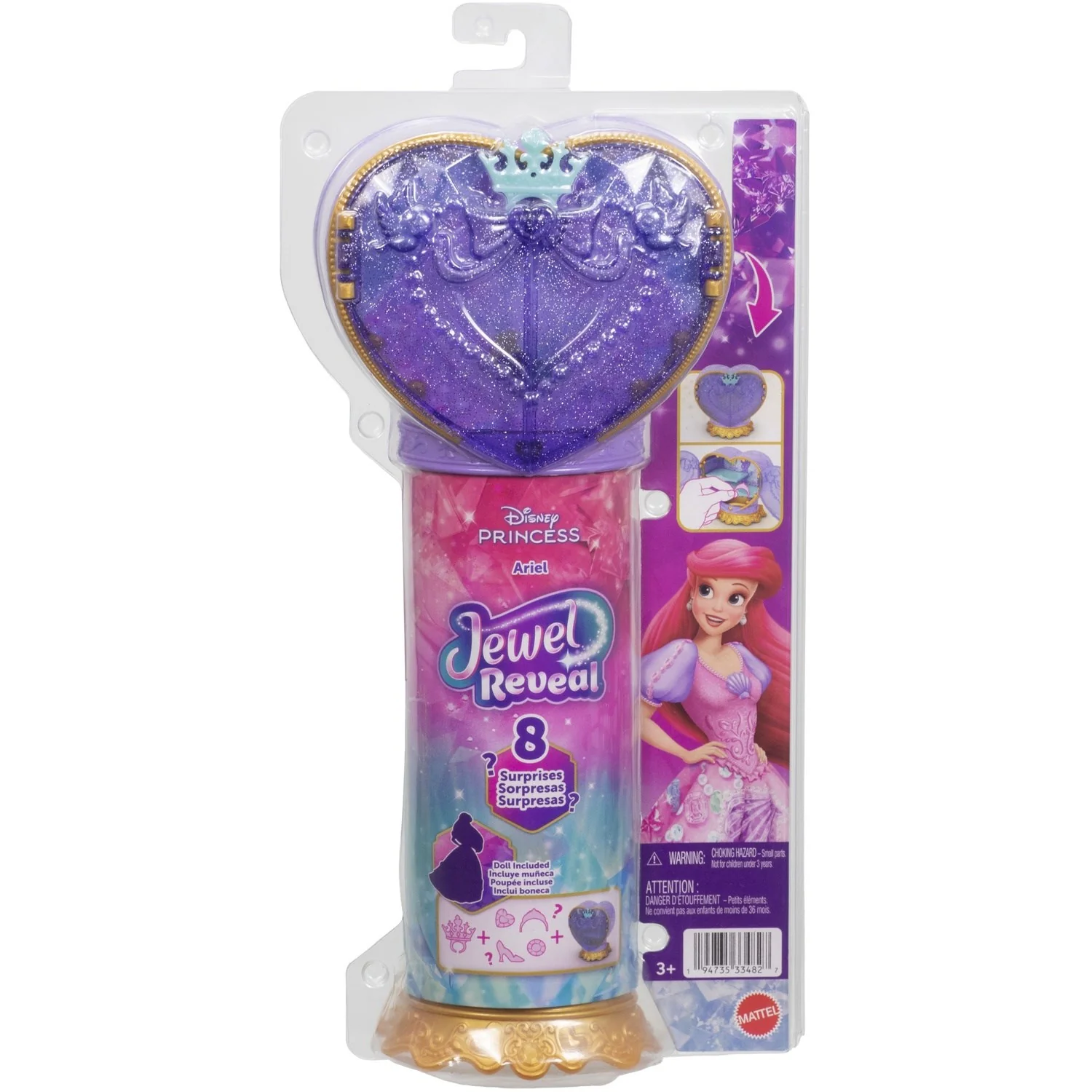 Disney Princess Fashion Doll Reveal Ariel - Image 11