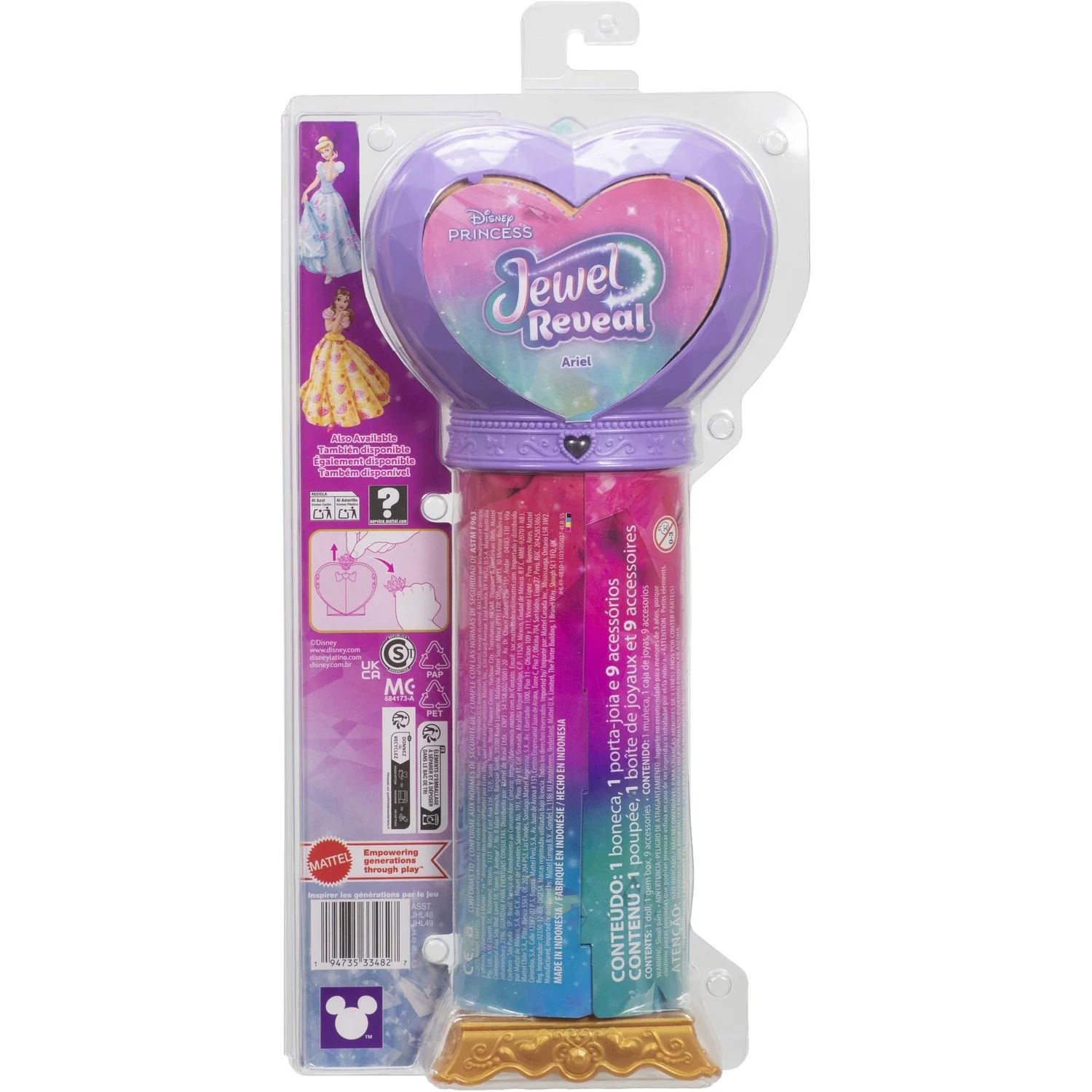 Disney Princess Fashion Doll Reveal Ariel - Image 12