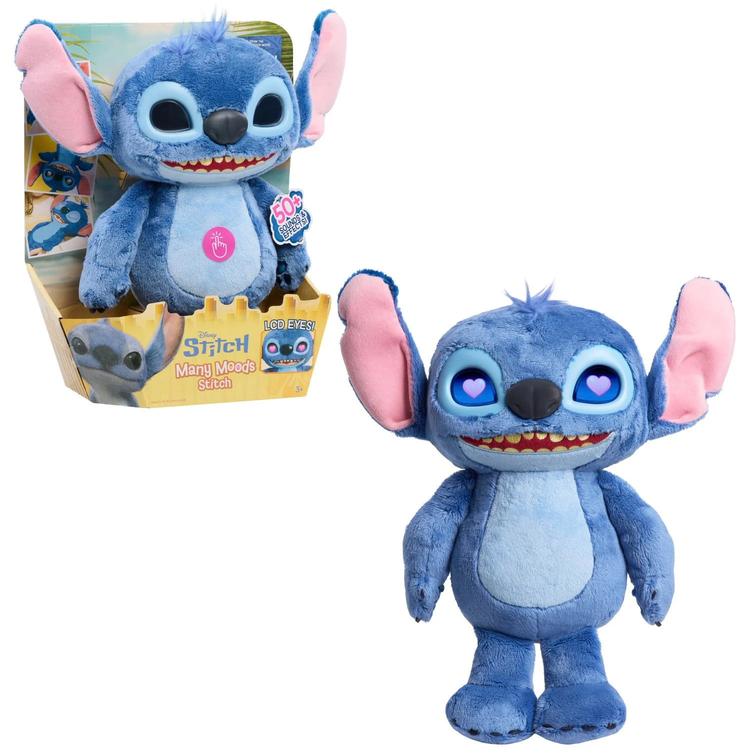 Disney Stitch Movie Emotive Eye Feature Plush 27 Cm - Image 27