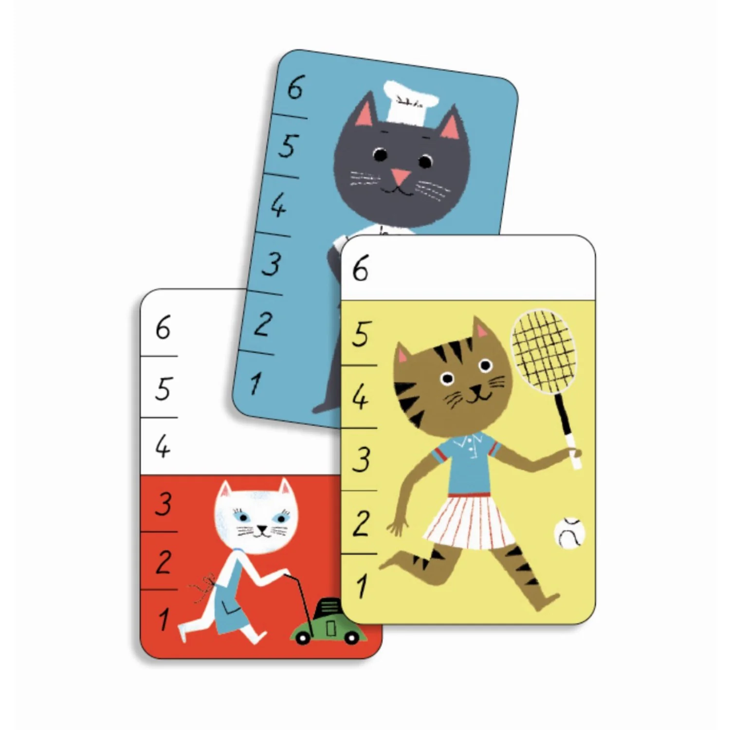 Djeco Card Game, Miaou - Image 2