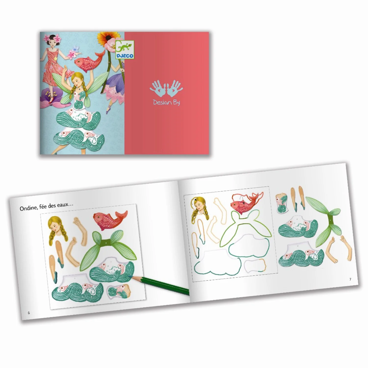 Djeco Creative Jumping Figures, Fairies - Image 5