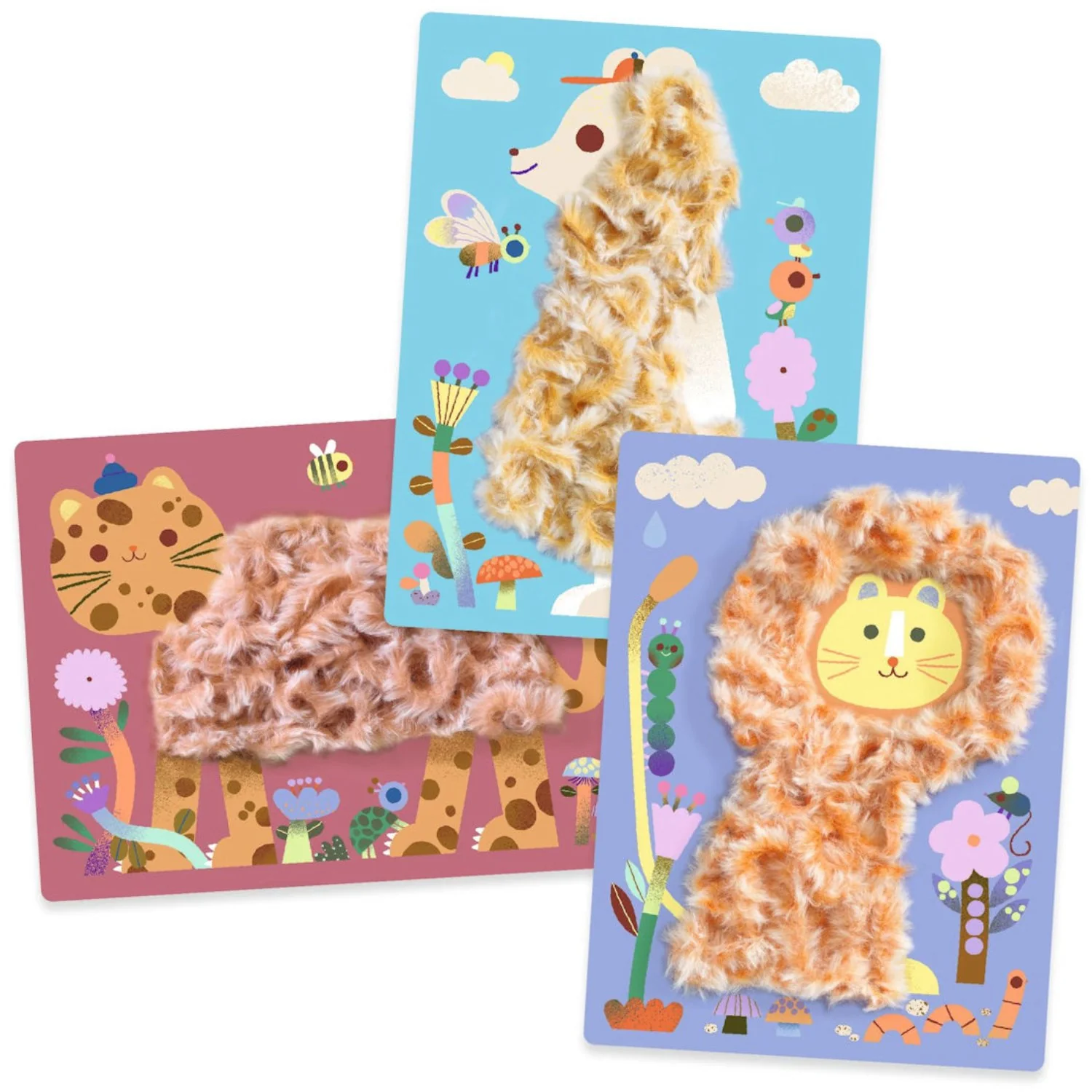 Djeco Creative Yarn Fluffy Friends! - Image 5