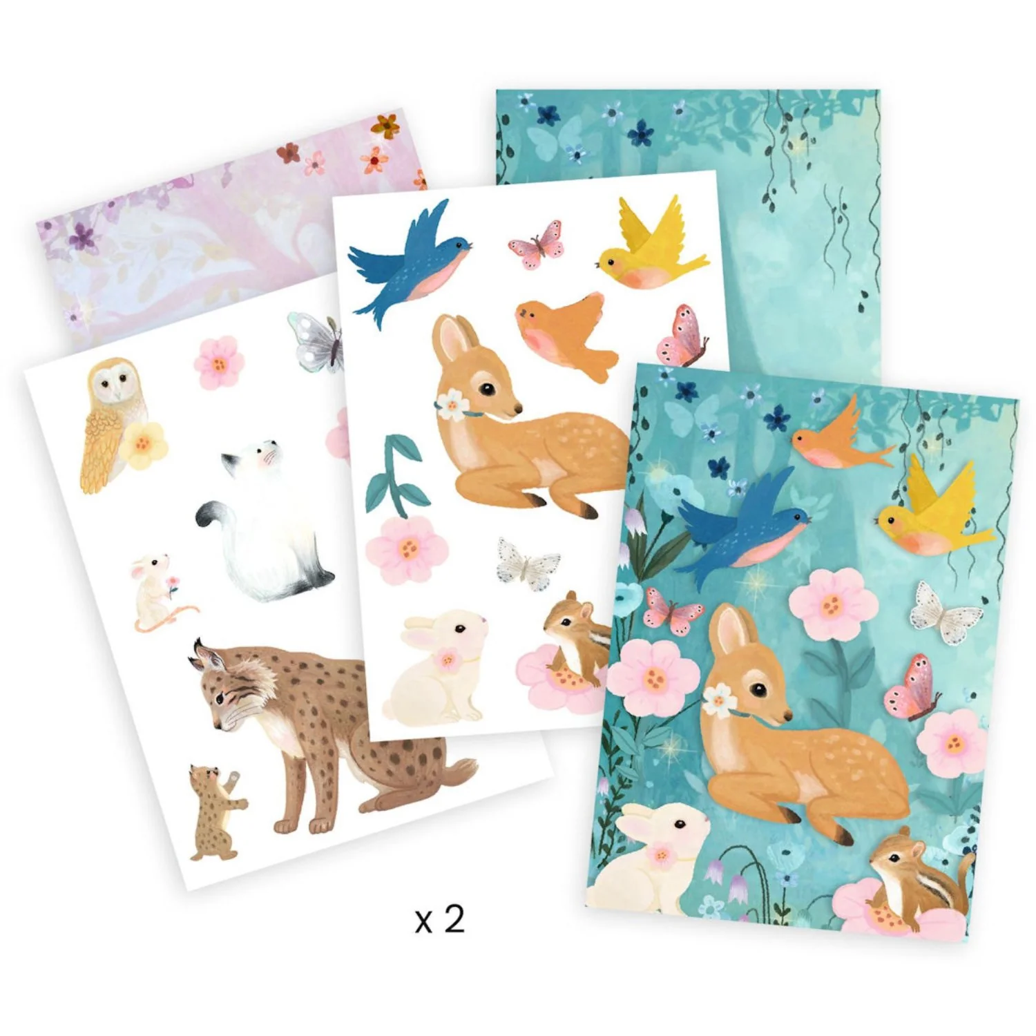 Djeco Creative Activity Set Fluffy Animals - Image 2