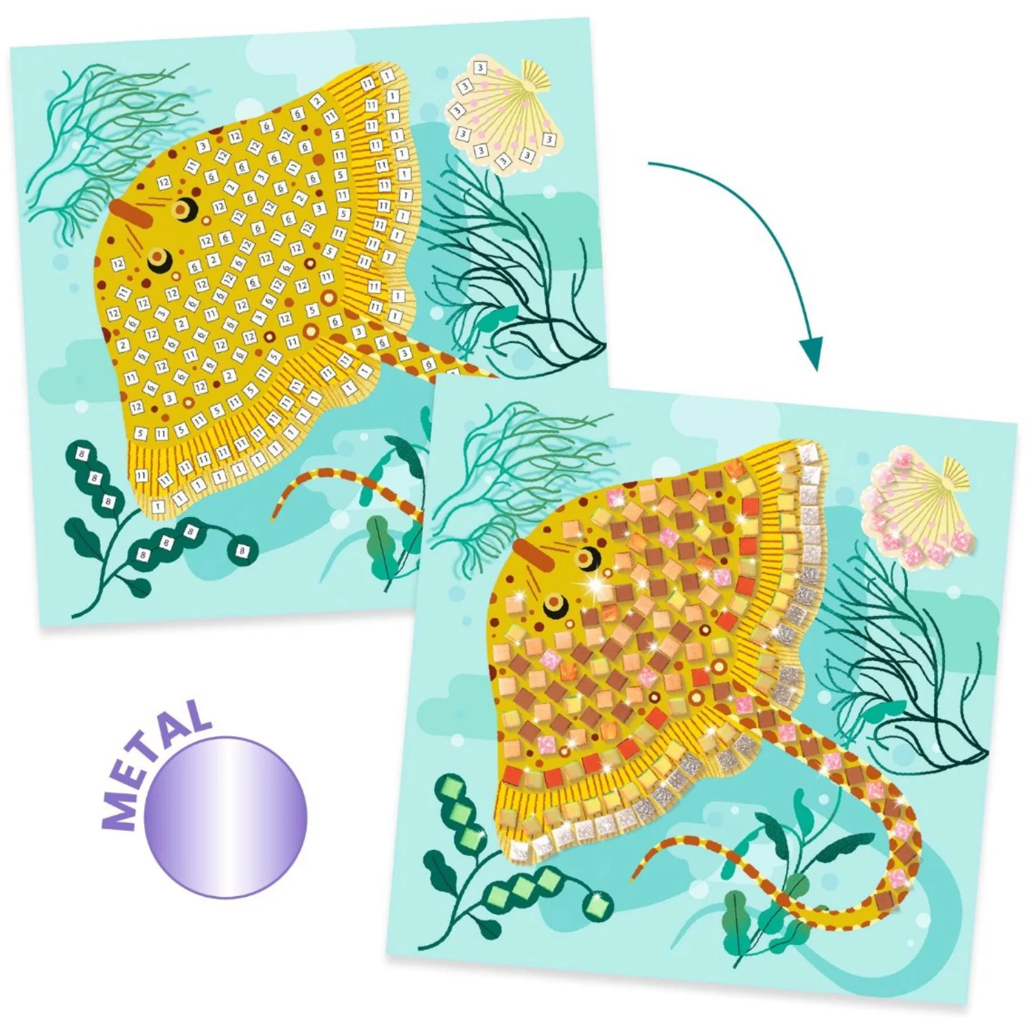 Djeco Mosaic, Under the Sea - Image 2