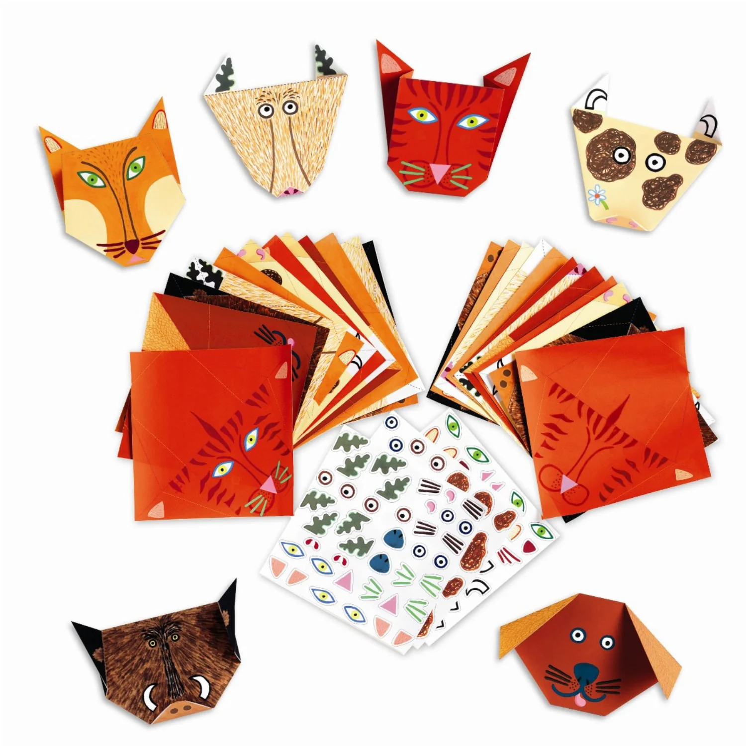 Djeco Origami - Animal Heads - Image 3
