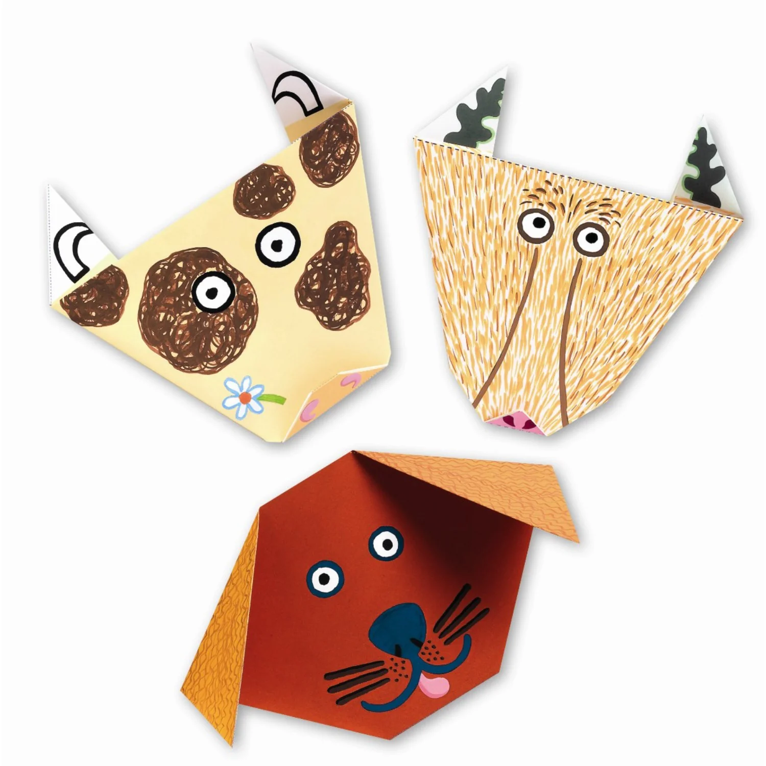 Djeco Origami - Animal Heads - Image 4