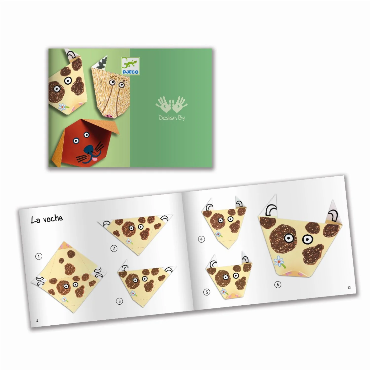Djeco Origami - Animal Heads - Image 5