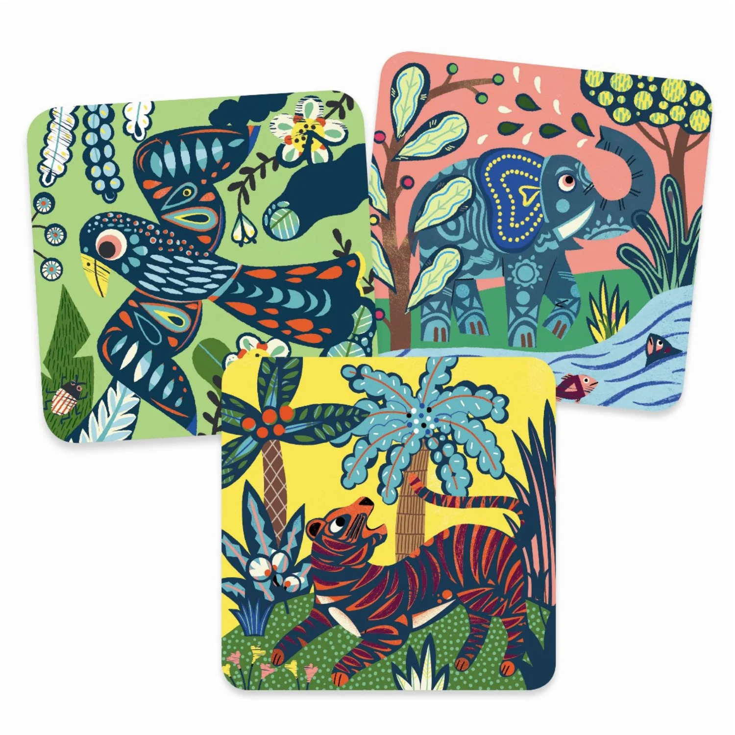 Djeco Scratch cards for the small, big animals - Image 2