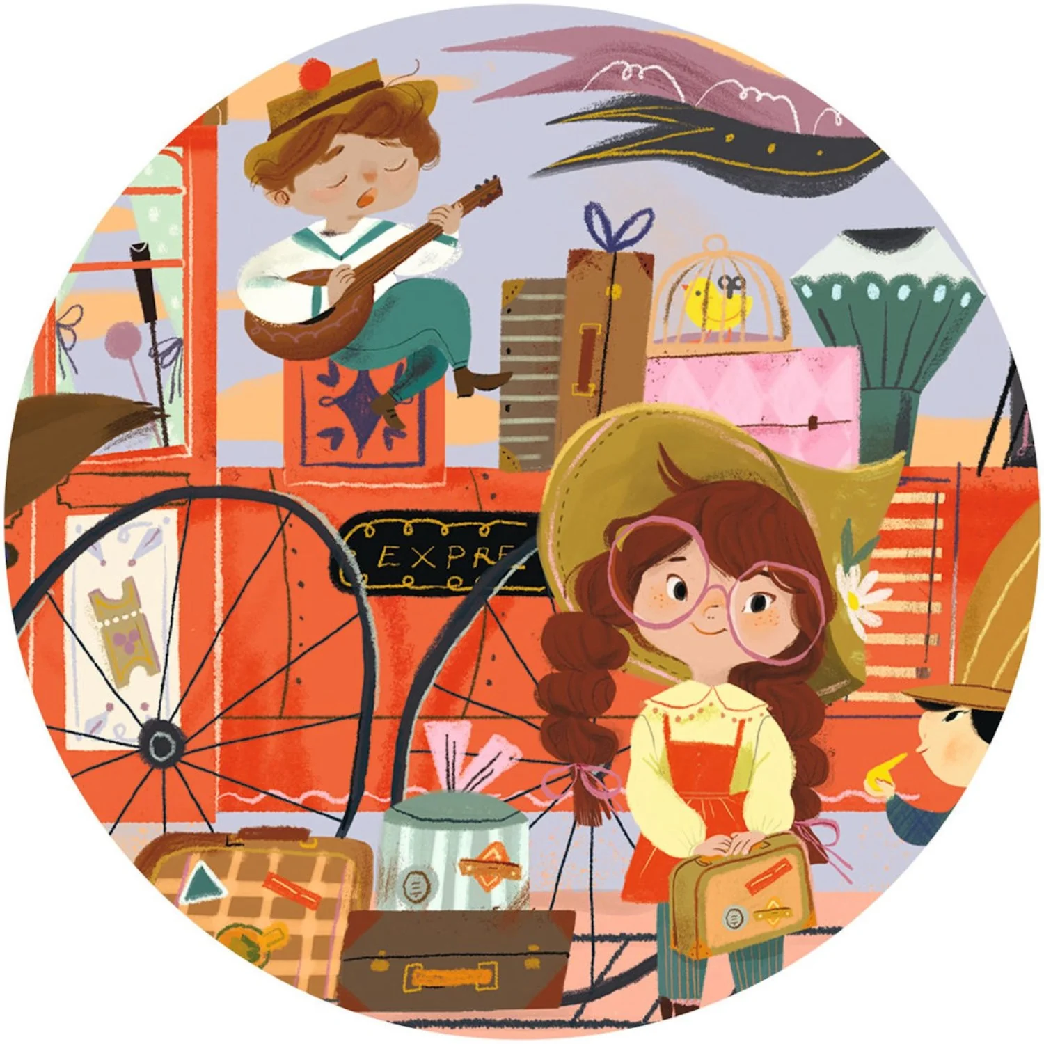 Djeco Silhouette Jigsaw Puzzle, Mia's Journey - 36 Pieces - Image 4