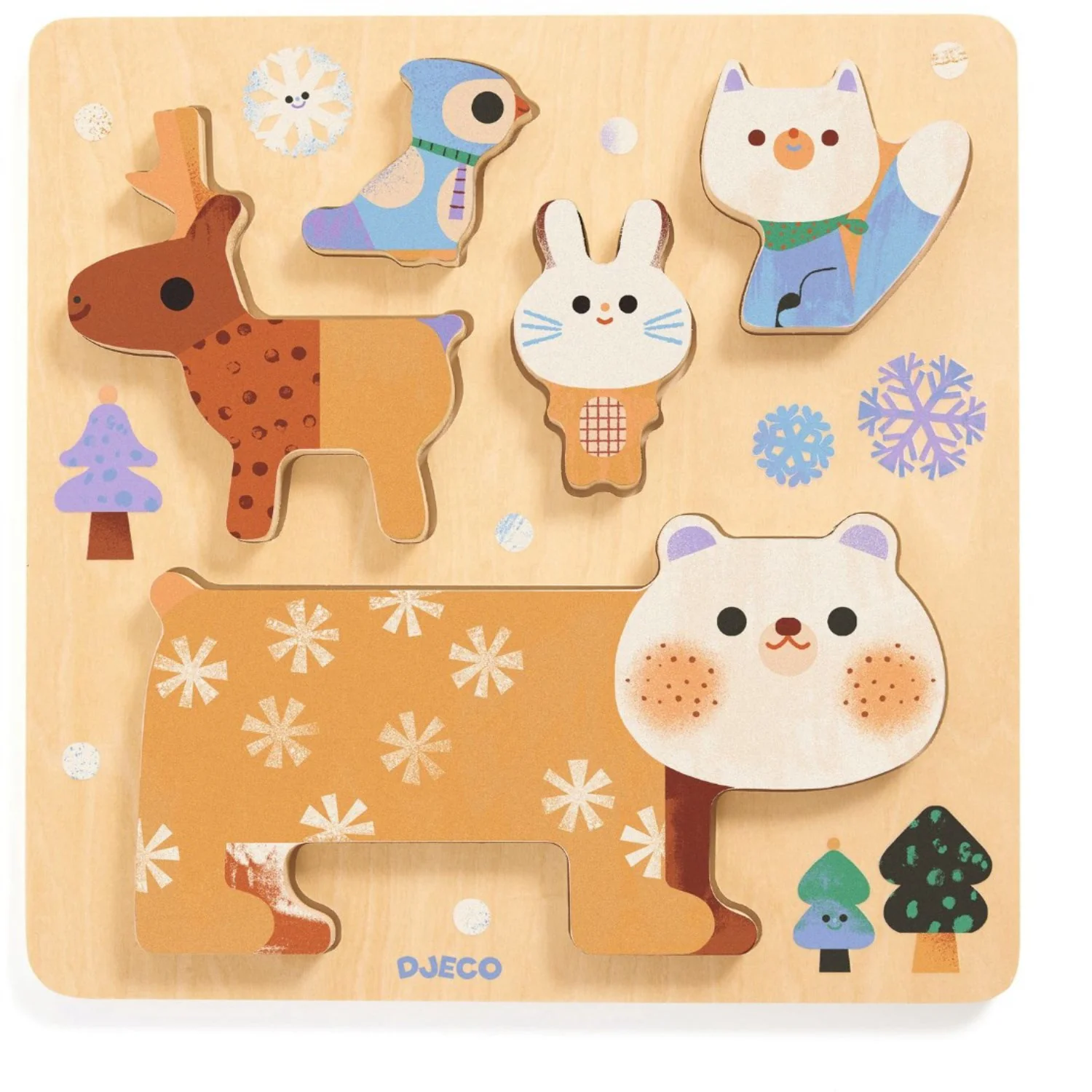 Djeco Woodystack Puzzle - Image 2
