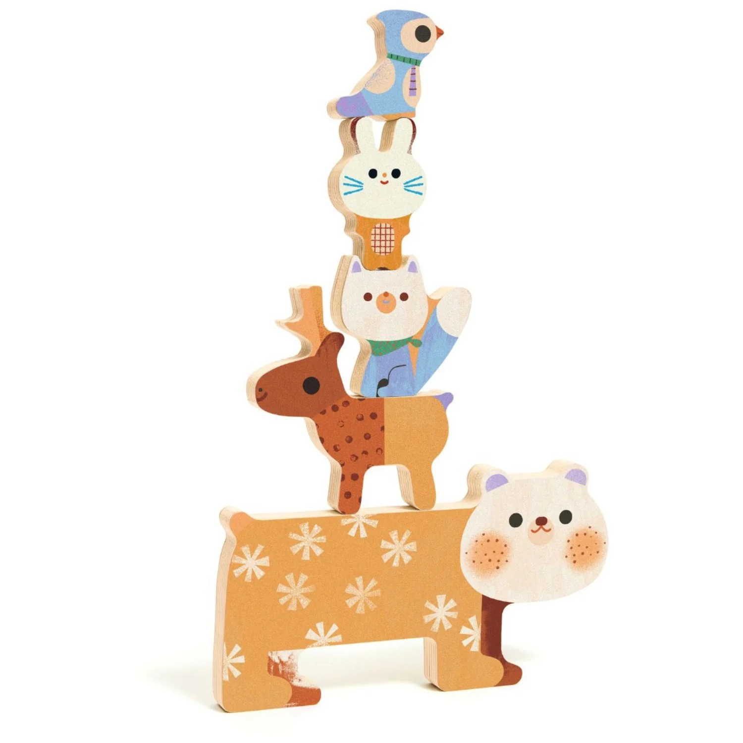 Djeco Woodystack Puzzle - Image 3