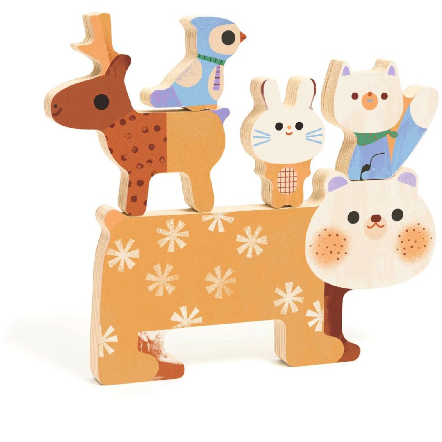 Djeco Woodystack Puzzle - Image 4