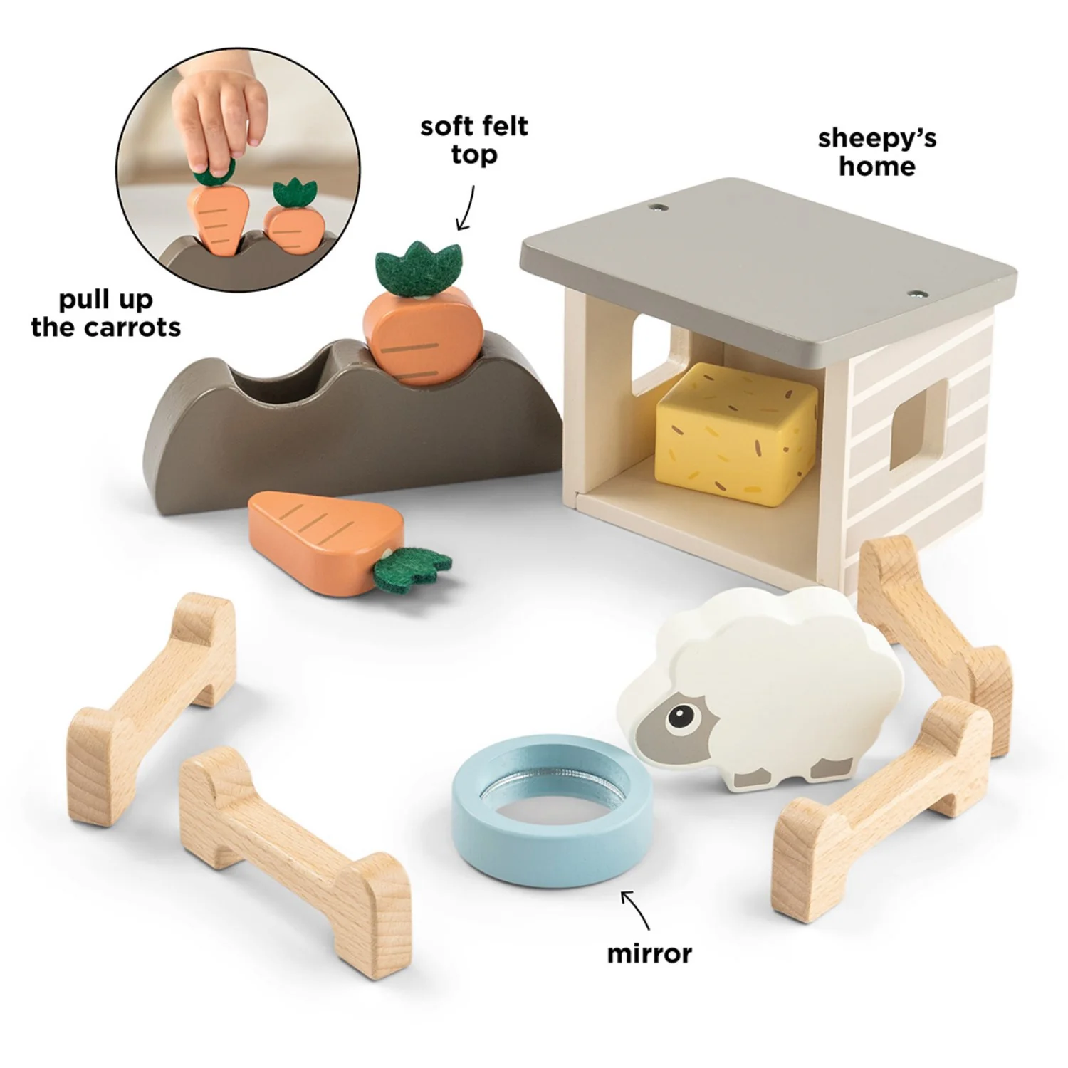 DonebyDeer Colour Mix Tiny Farm Playset Sheepy - Image 8