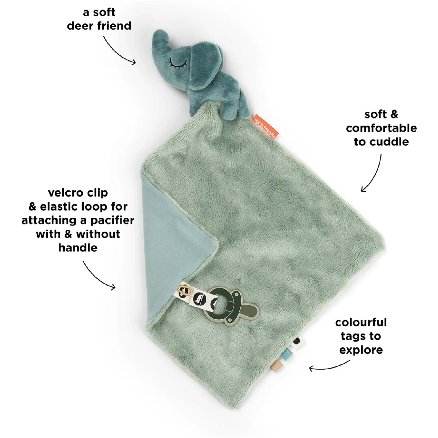 DonebyDeer Elphee Blue Cuddle Cloth - Image 5