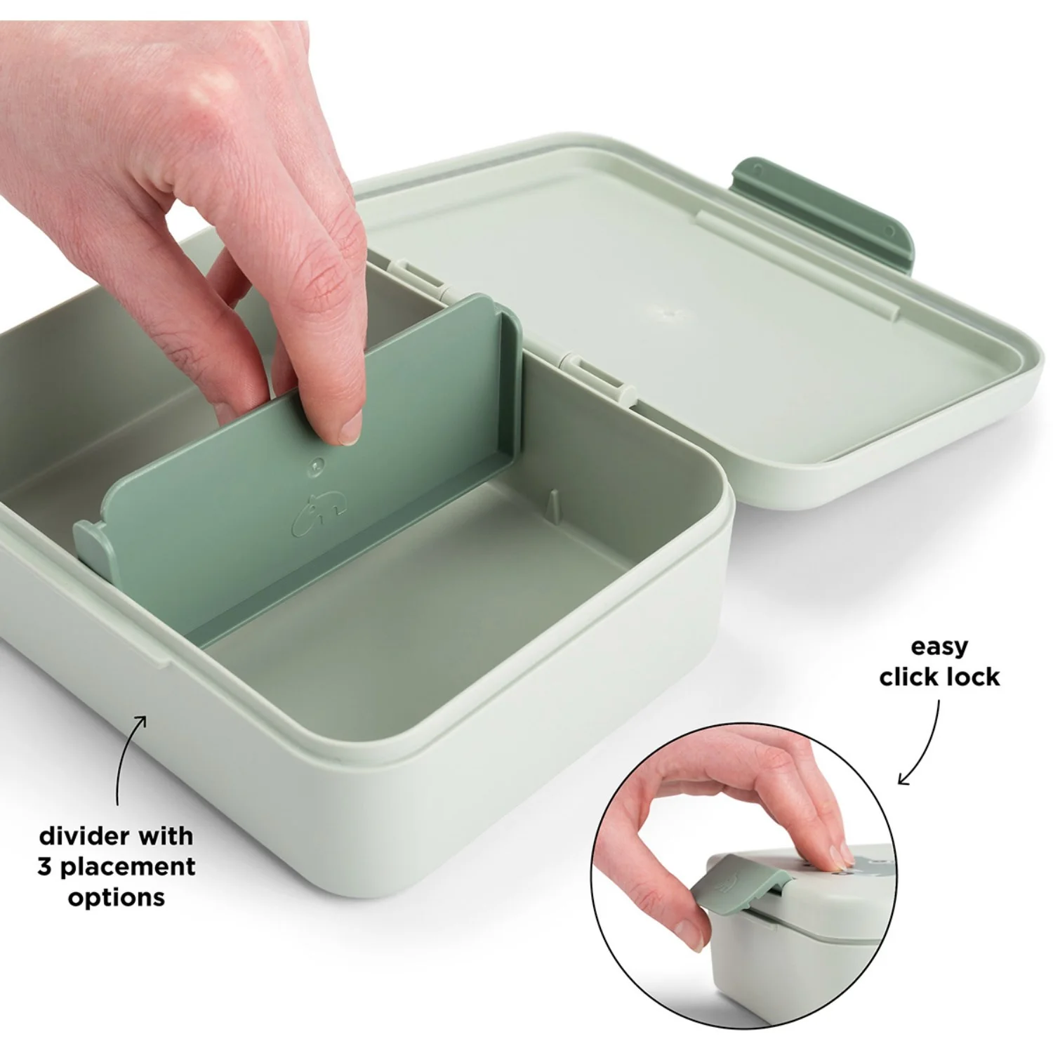 DonebyDeer Green Lunch Box With Divider Playground - Image 7