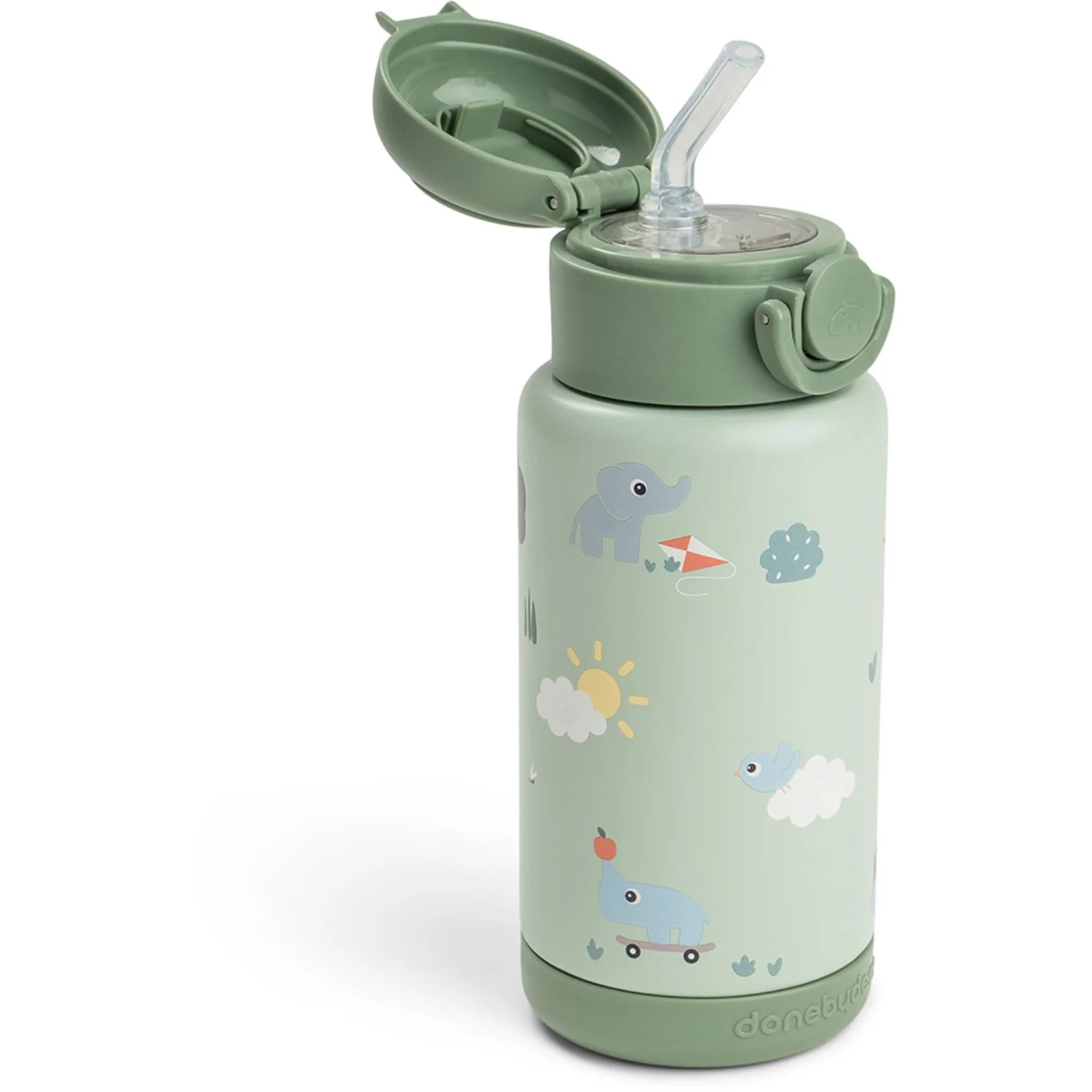 DonebyDeer Green Playground Insulated Straw Bottle - Image 4