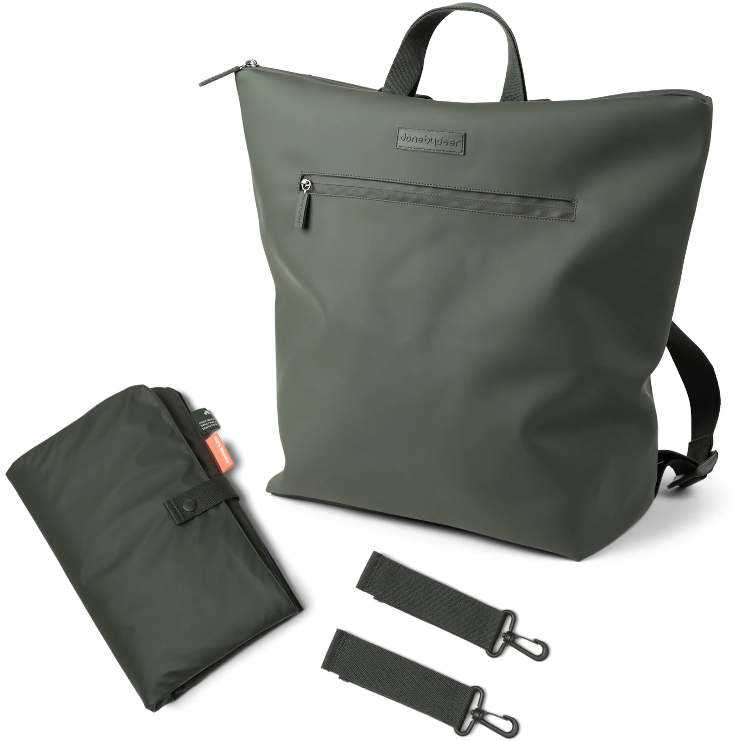 DonebyDeer Green Changing Backpack - Image 12