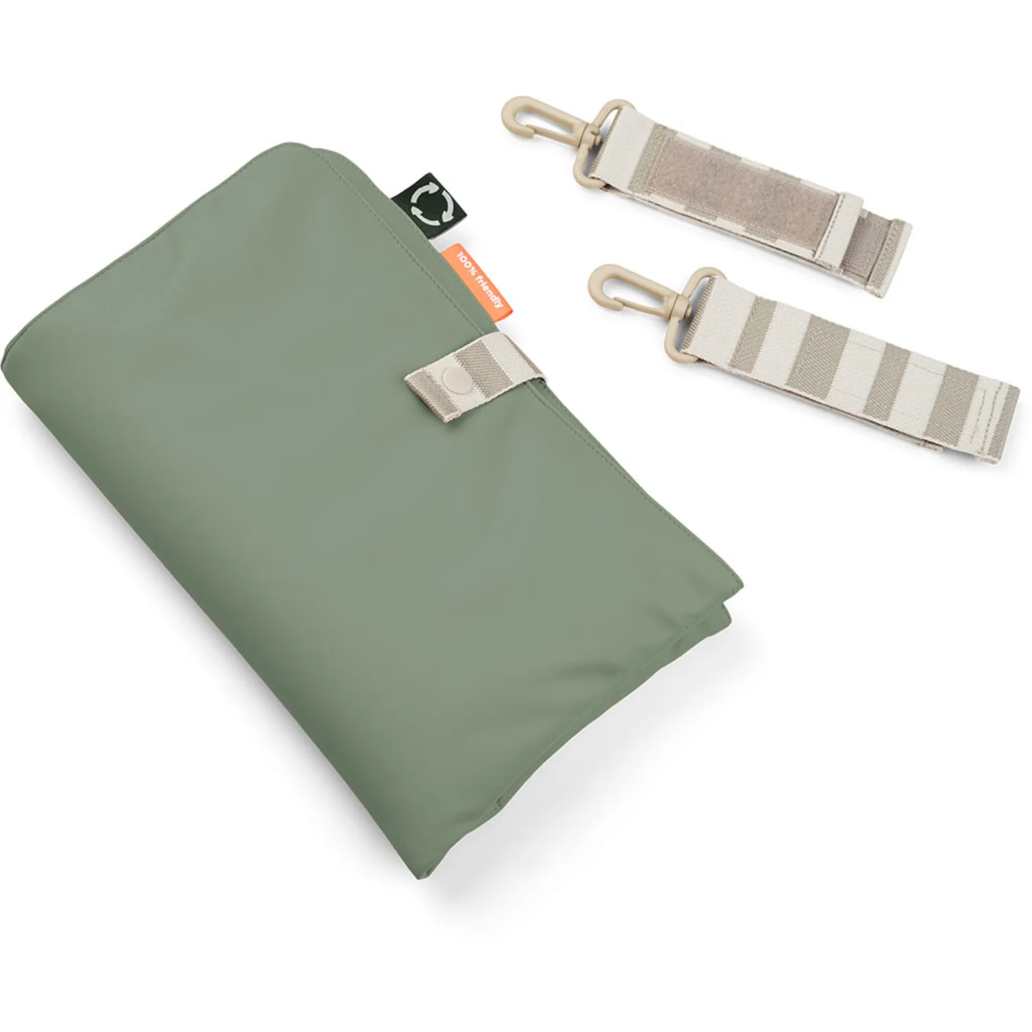 DonebyDeer Green Quilted Changing Bag - Image 13
