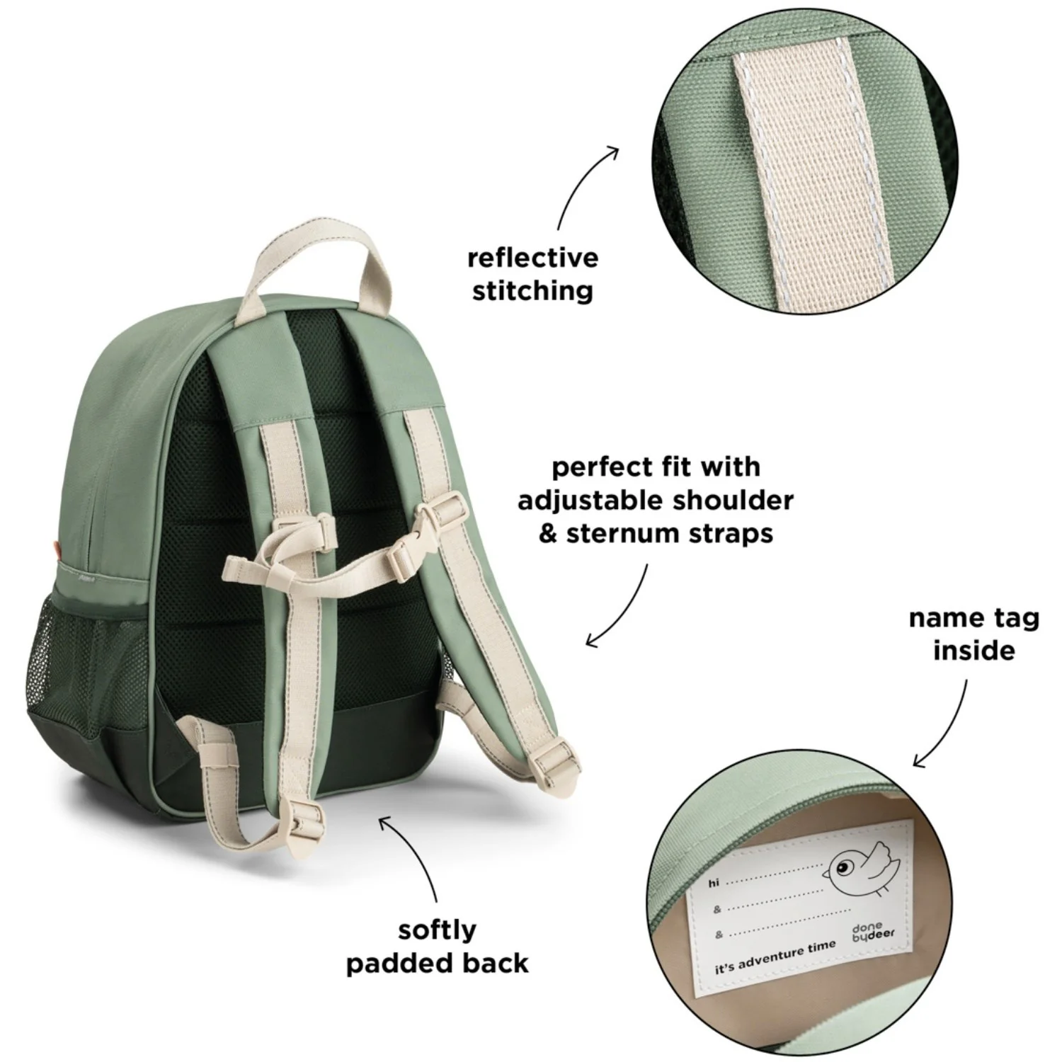 DonebyDeer Green Tiny Trails Junior Backpack - Image 14