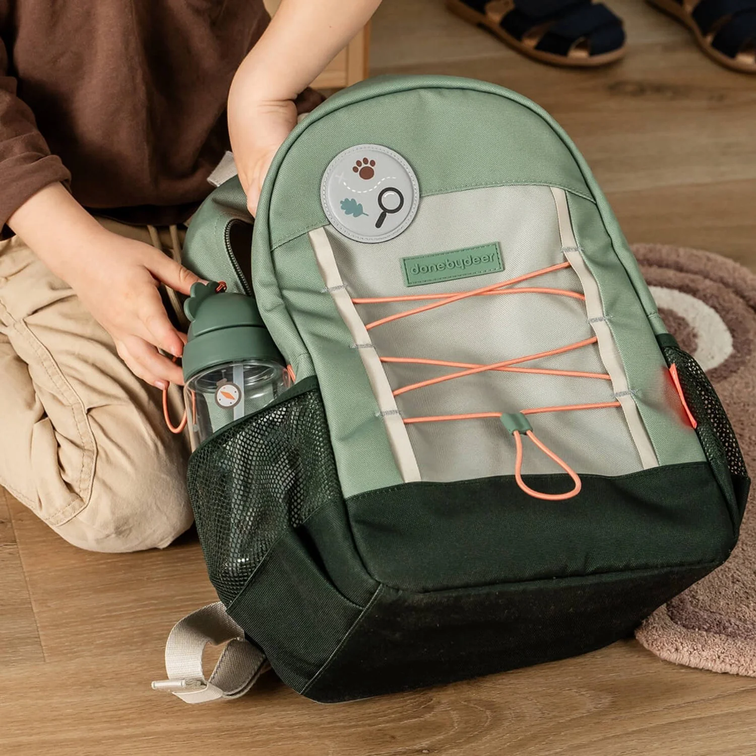 DonebyDeer Green Tiny Trails Junior Backpack - Image 4