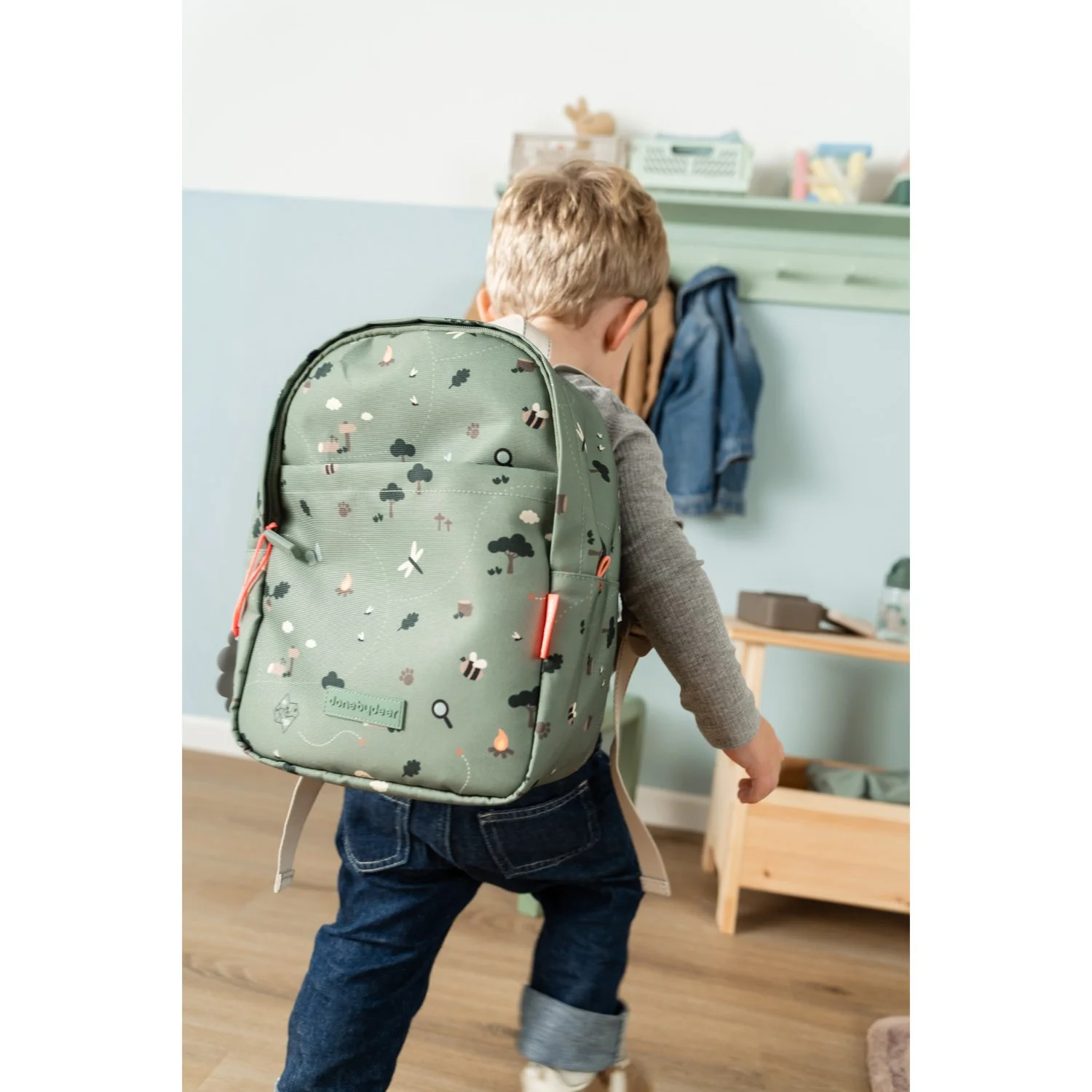DonebyDeer Green Tiny Trails Kids Backpack - Image 9