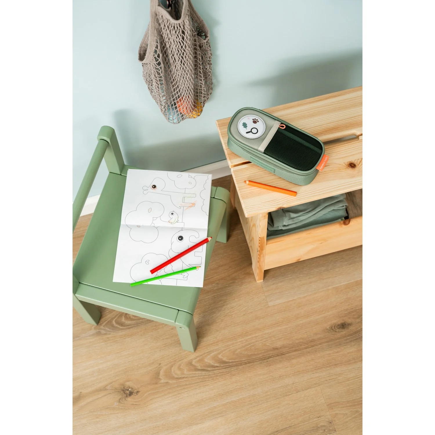 DonebyDeer Green Tiny Trails Pencil Case - Image 5