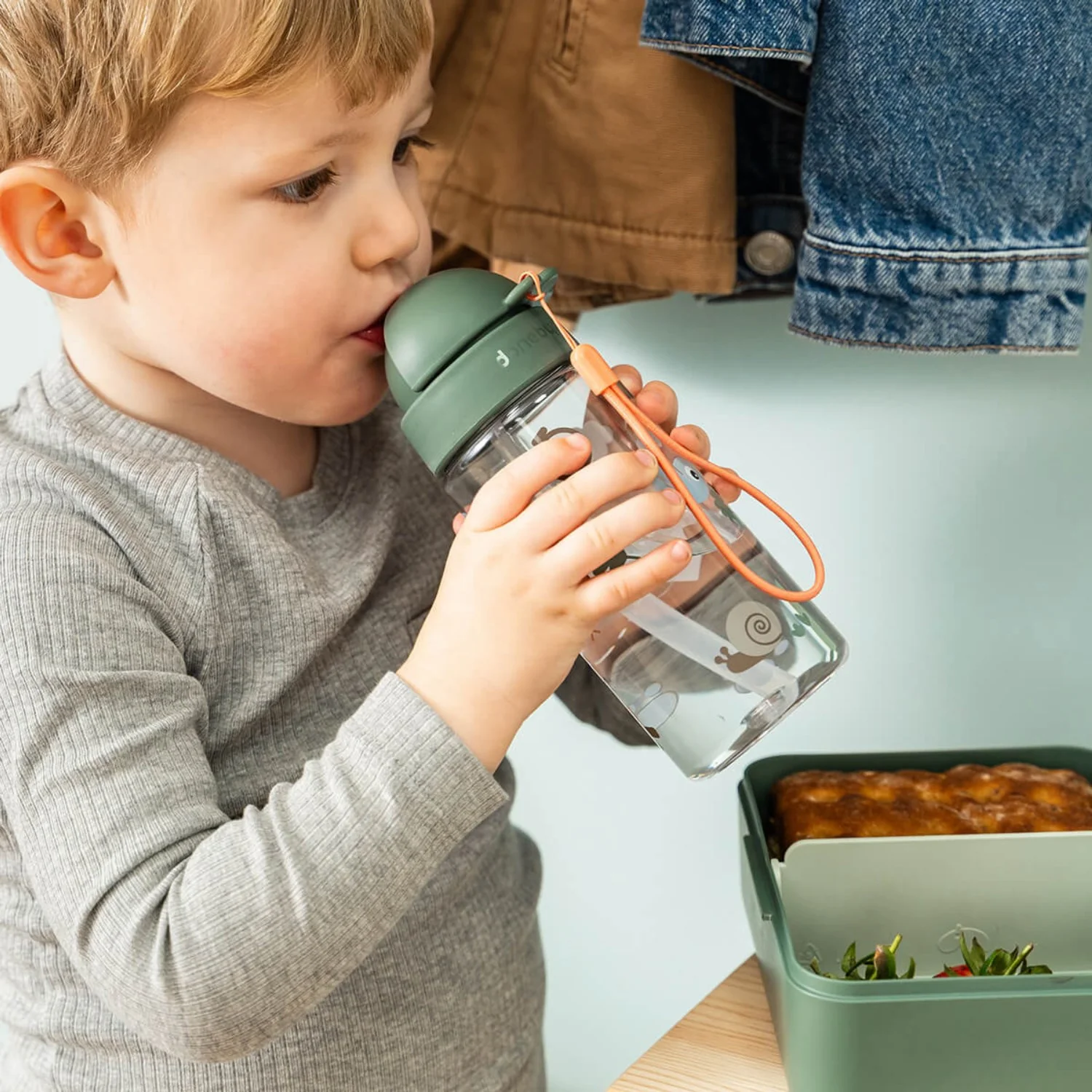 DonebyDeer Green Tiny Trails Straw Bottle - Image 3