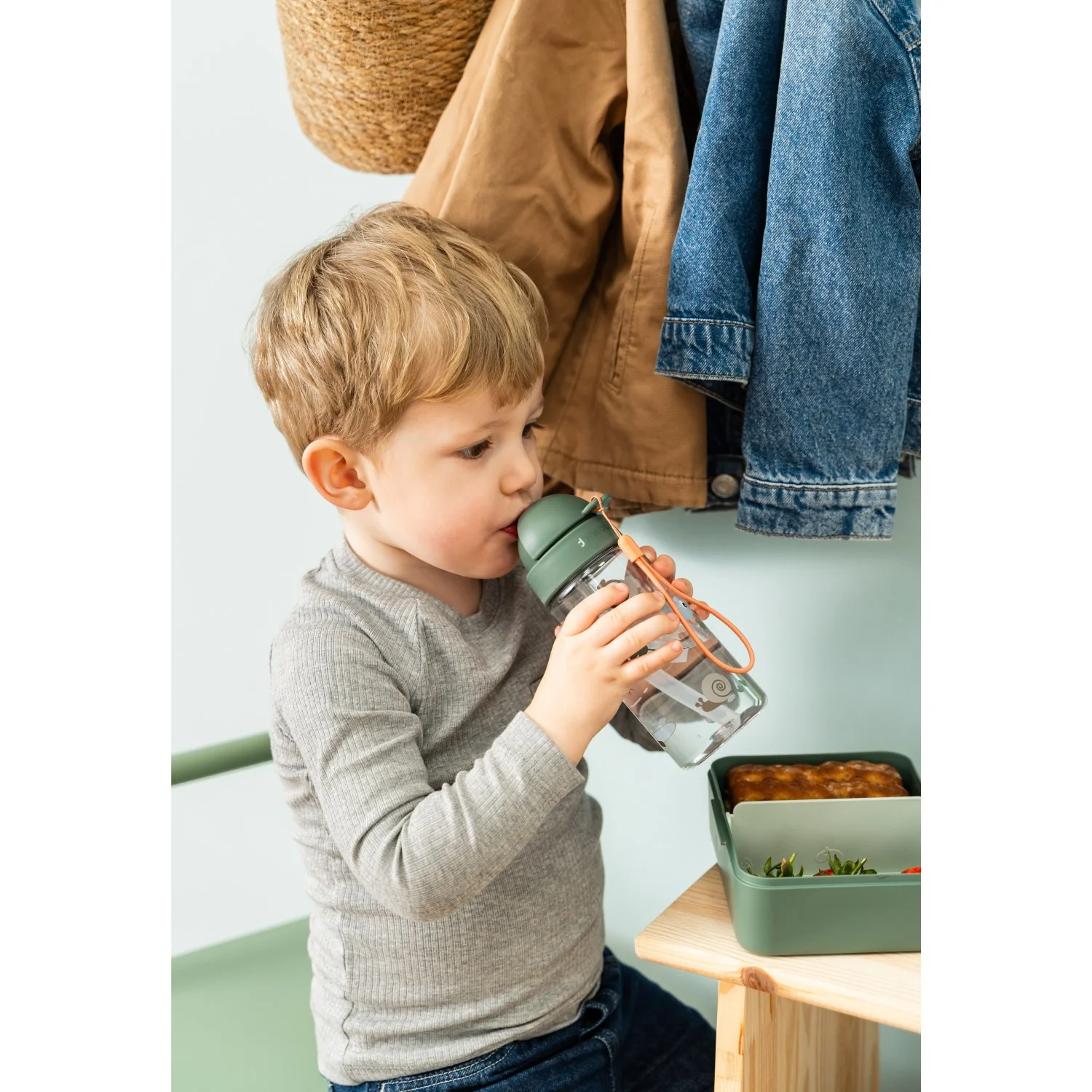 DonebyDeer Green Tiny Trails Straw Bottle - Image 9