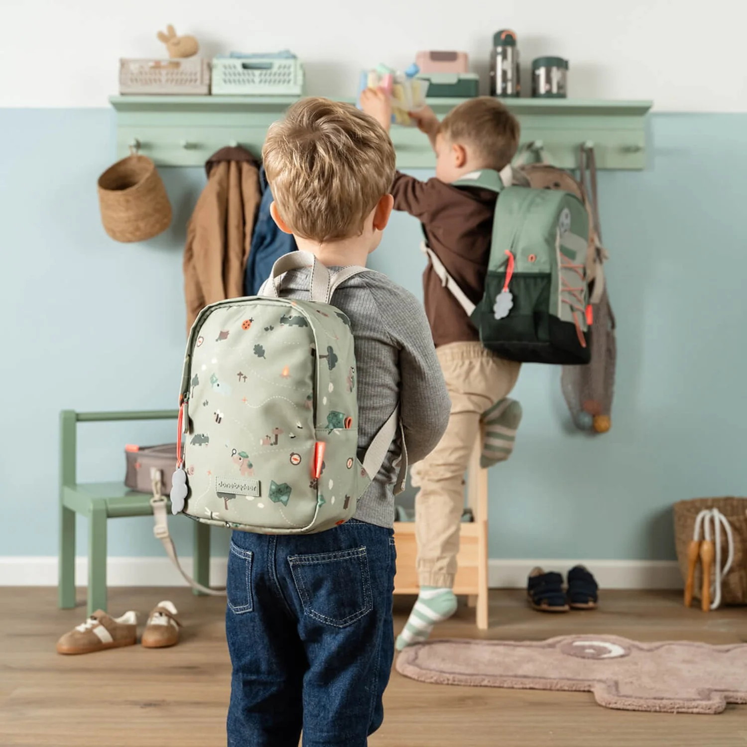 DonebyDeer Green Tiny Trails Tiny Backpack - Image 2